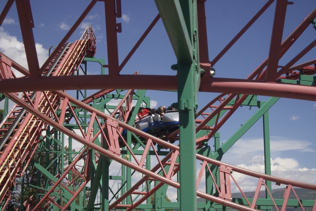 Cliffhanger Roller Coaster Glenwood Caverns