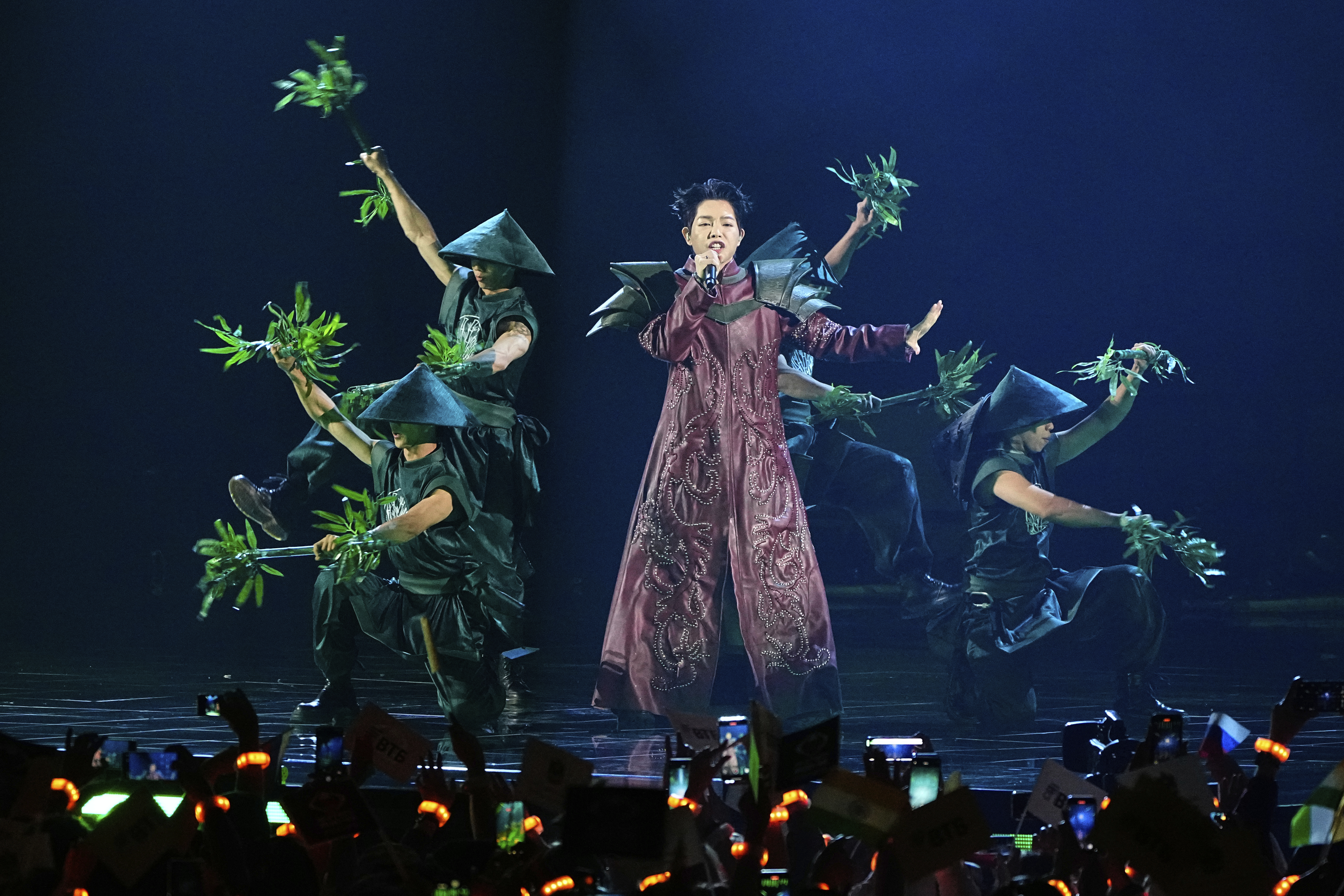 Vietnam's Duc Phuc performs at the International Music Competition 