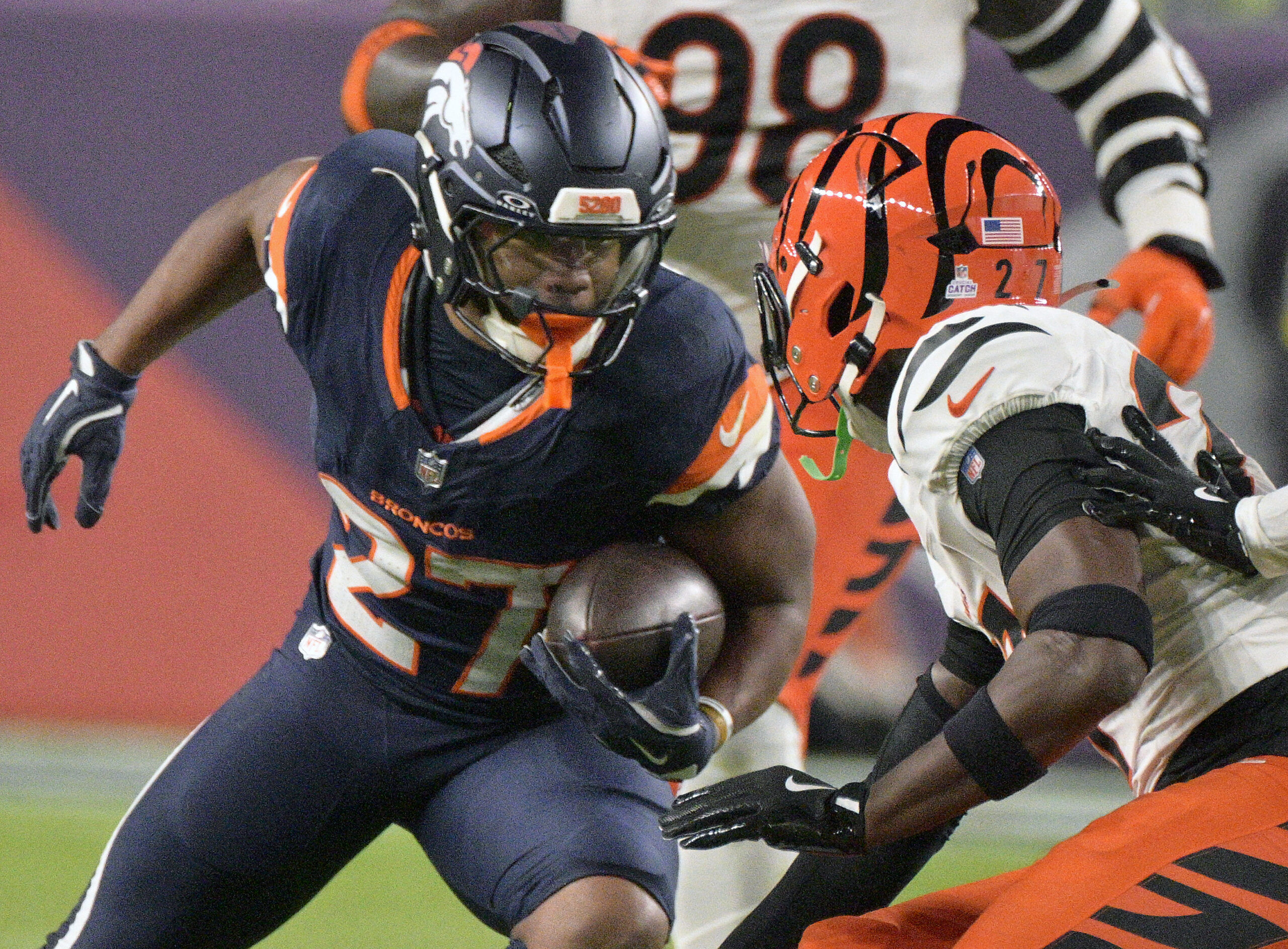 J.K. Dobbins becomes first 100-yard rusher of Sean Payton era in Broncos’ victory over Bengals