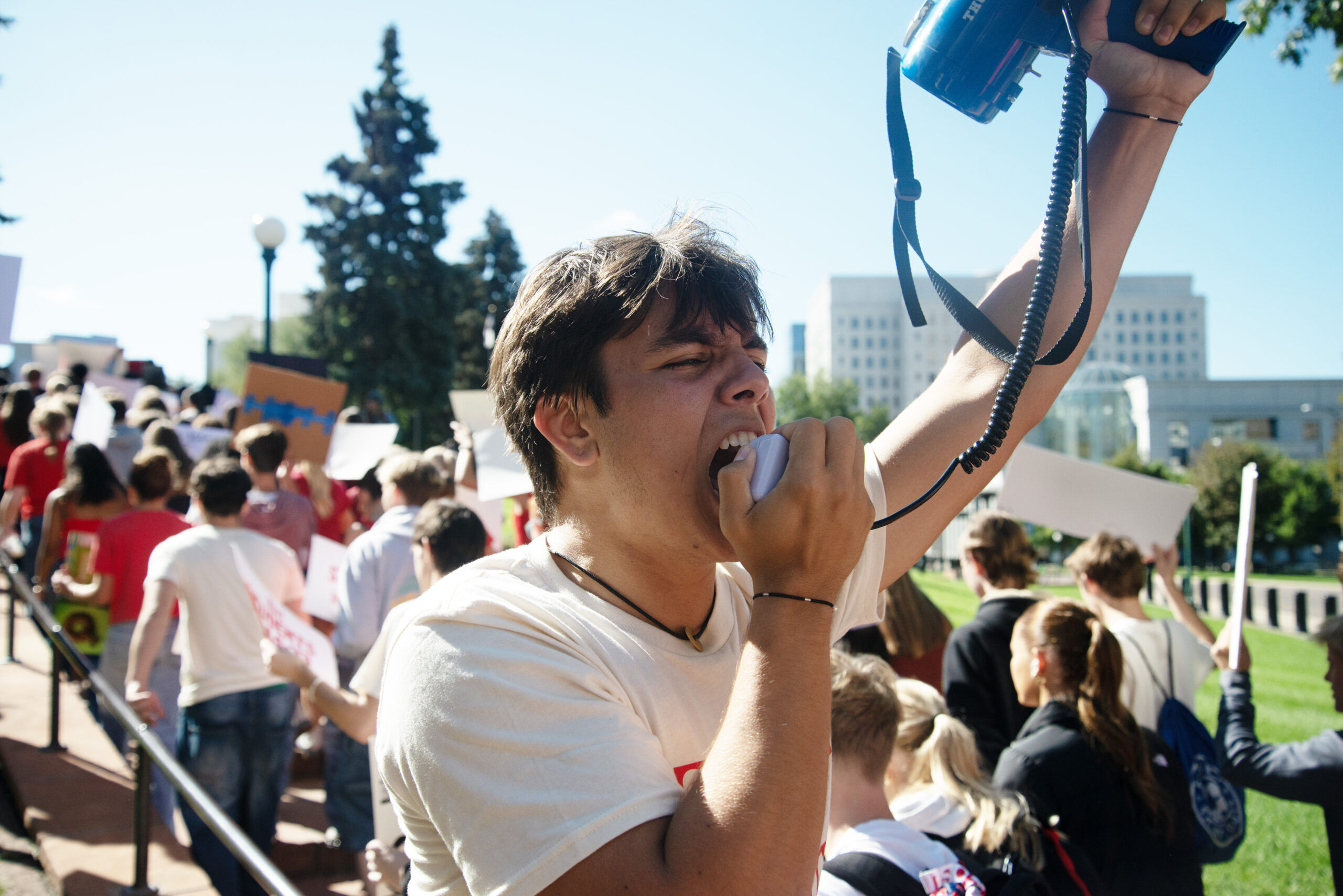 Denver area high school students call for measures to prevent gun violence