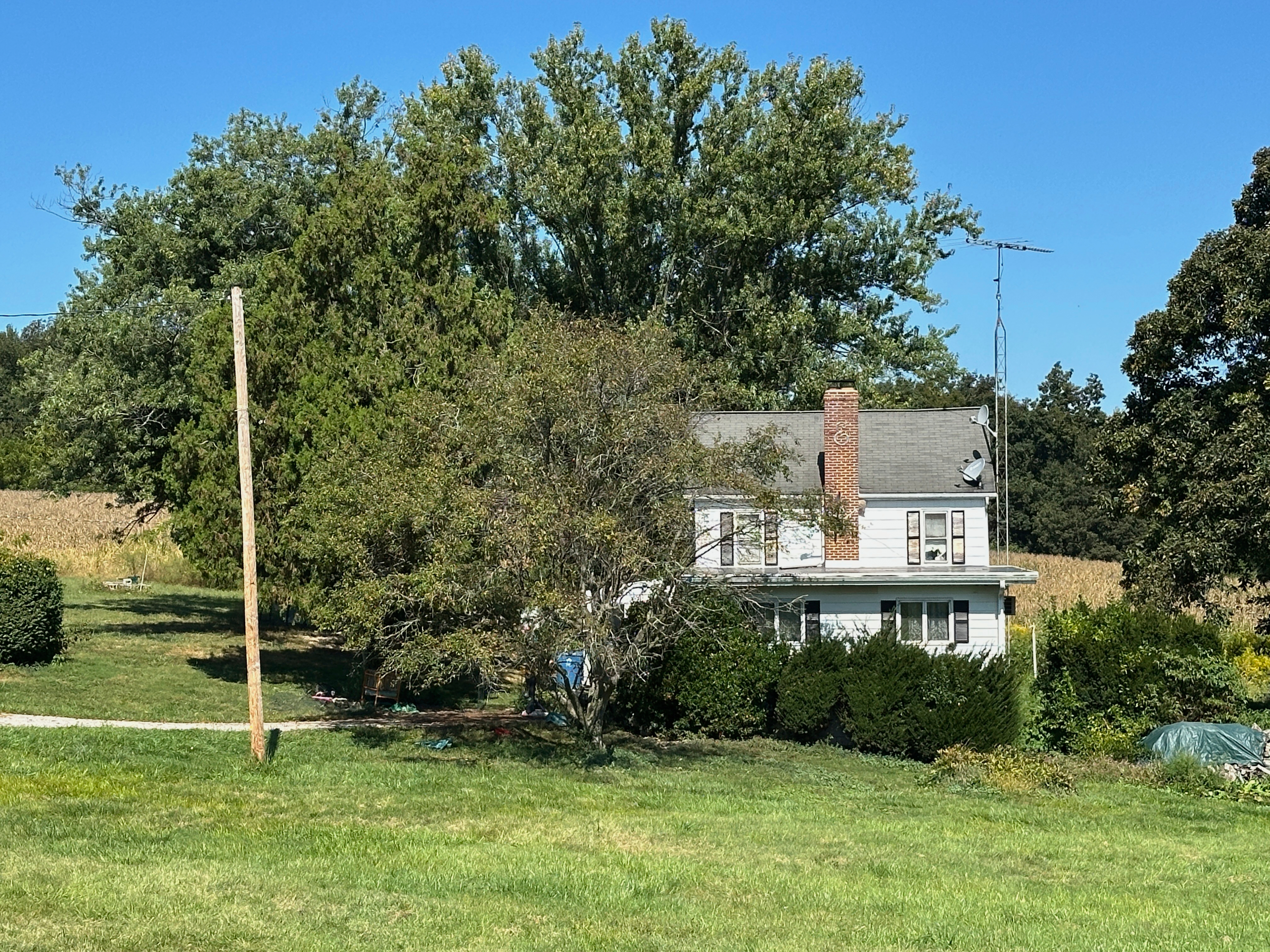 The property on Thursday, Sept. 18, 2025, near where police were shot during a domestic investigation on Wednesday in North Codorus, Pa. (Tassanee Vejpongsa - AP)
