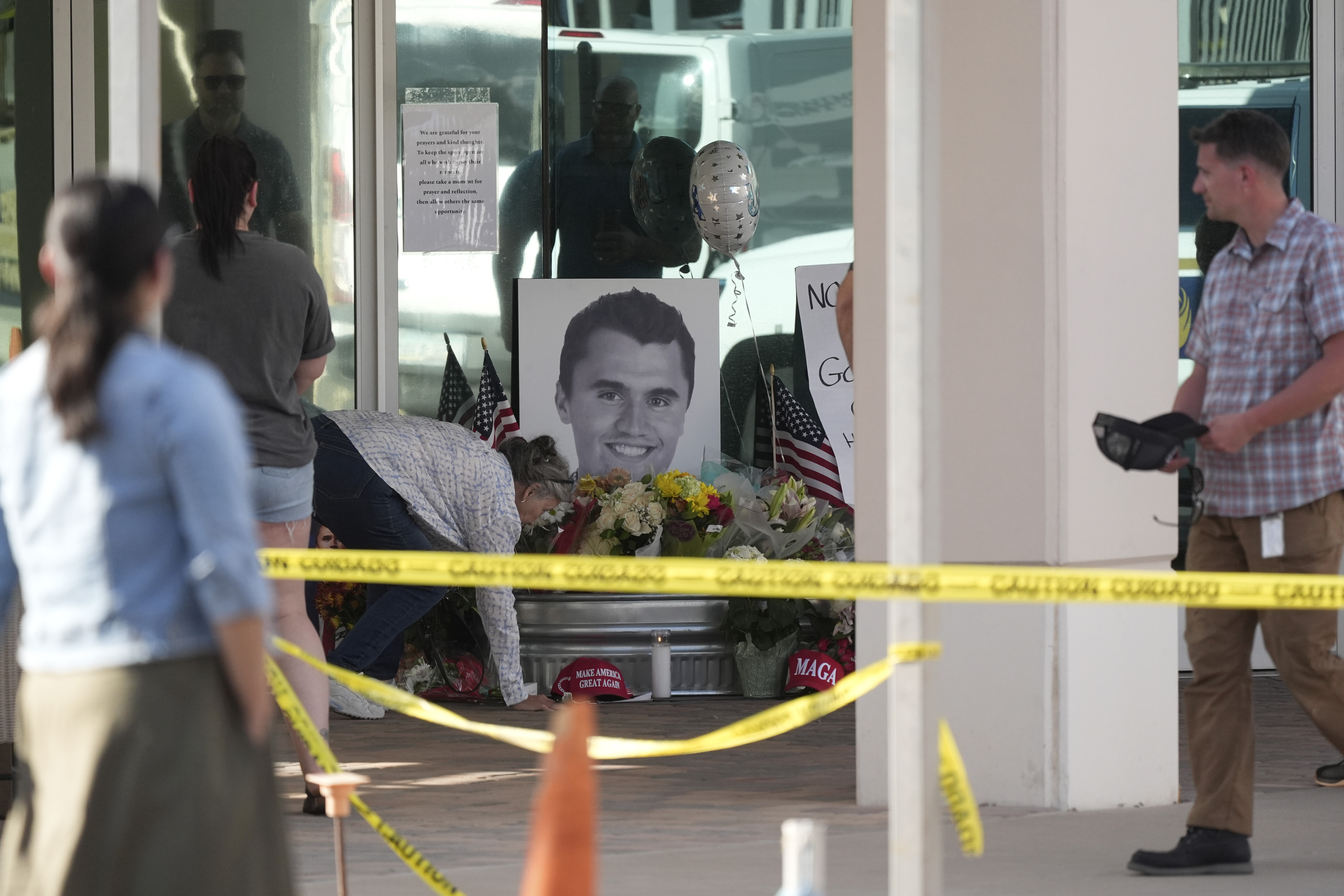 The Latest: Officials ask for public’s help in finding Charlie Kirk shooter