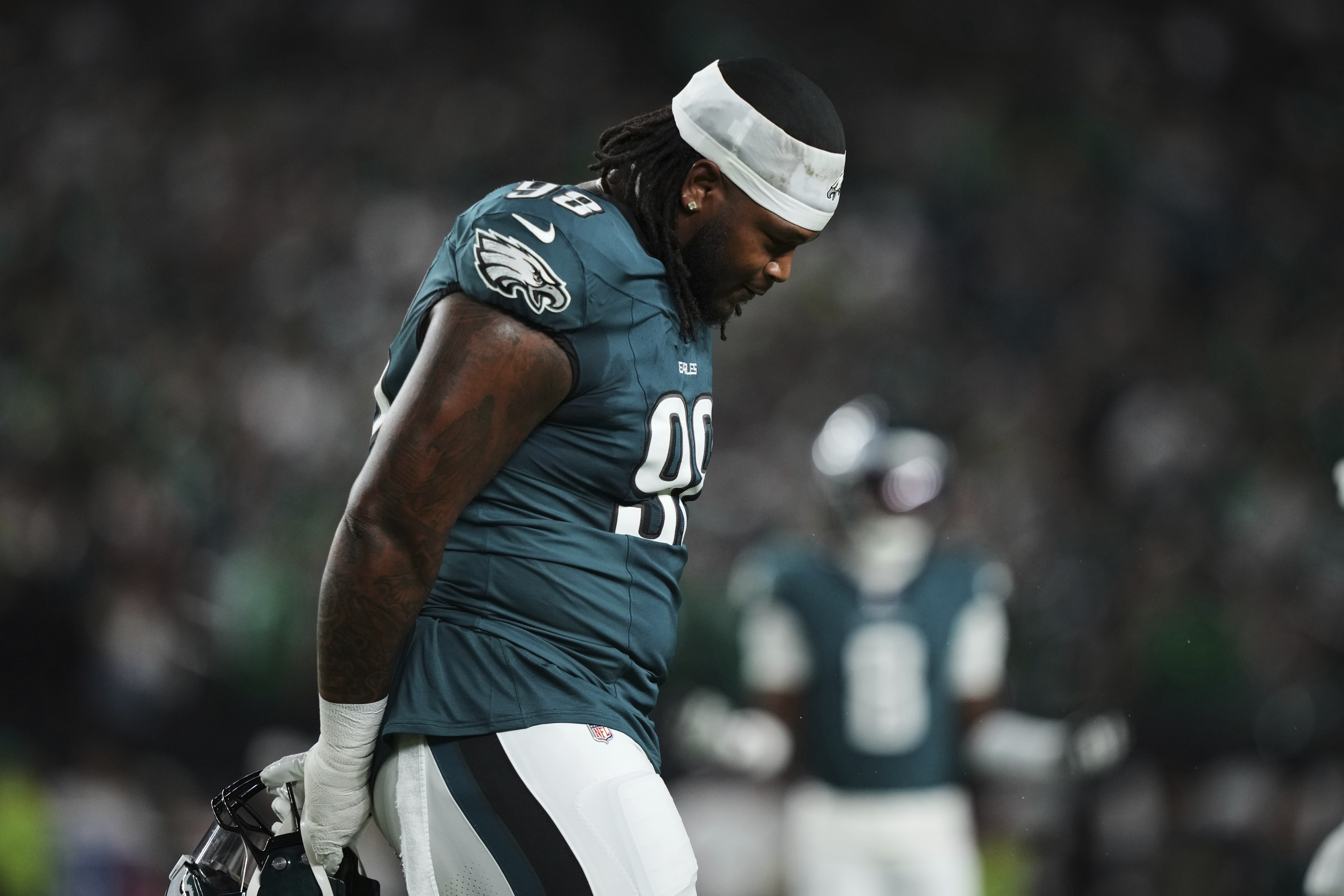 Eagles’ Jalen Carter loses $57,222 for spitting on Cowboys QB Dak Prescott