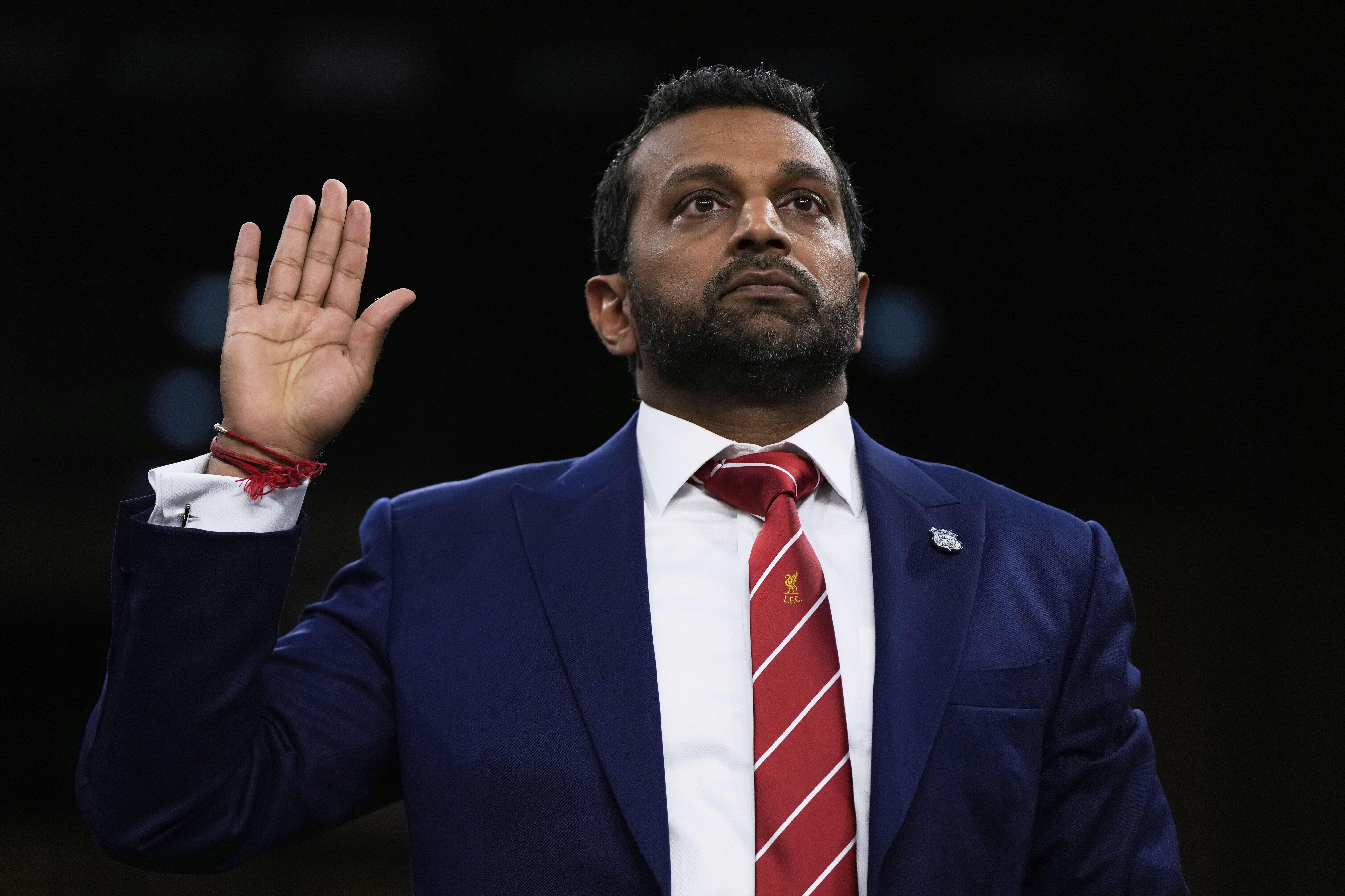FBI Director Kash Patel is sworn in as he appears before the Senate Judiciary Committee for his first oversight hearing, Tuesday, Sept. 16, 2025, at the Capitol in Washington. (Julia Demaree Nikhinson - AP)