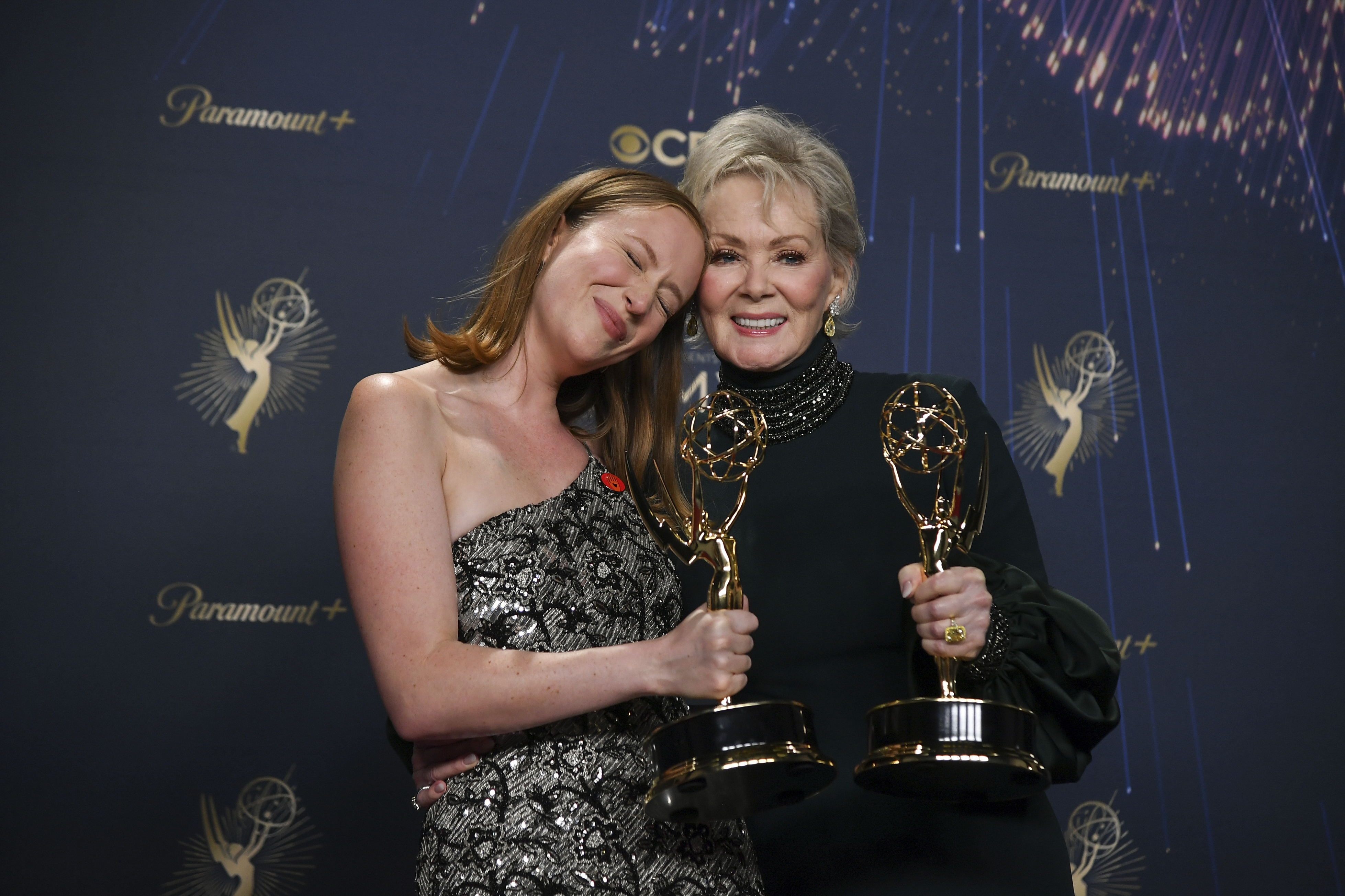 Hannah Einbinder, winner of the award for outstanding supporting actress in a comedy series for 