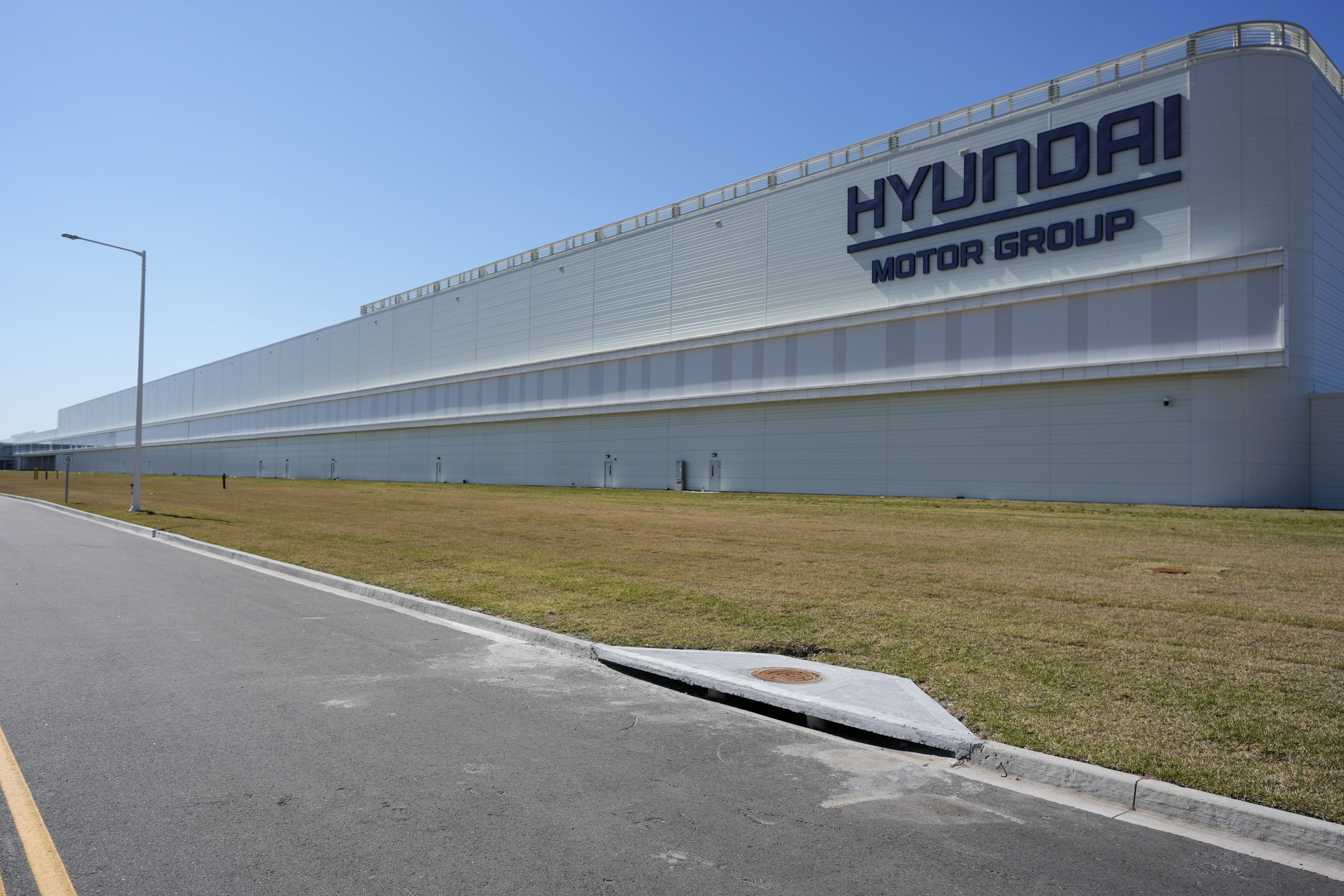 FILE - The Hyundai Motor Group Metaplant America is seen on March 26, 2025, in Ellabell, Ga. (Mike Stewart - AP)