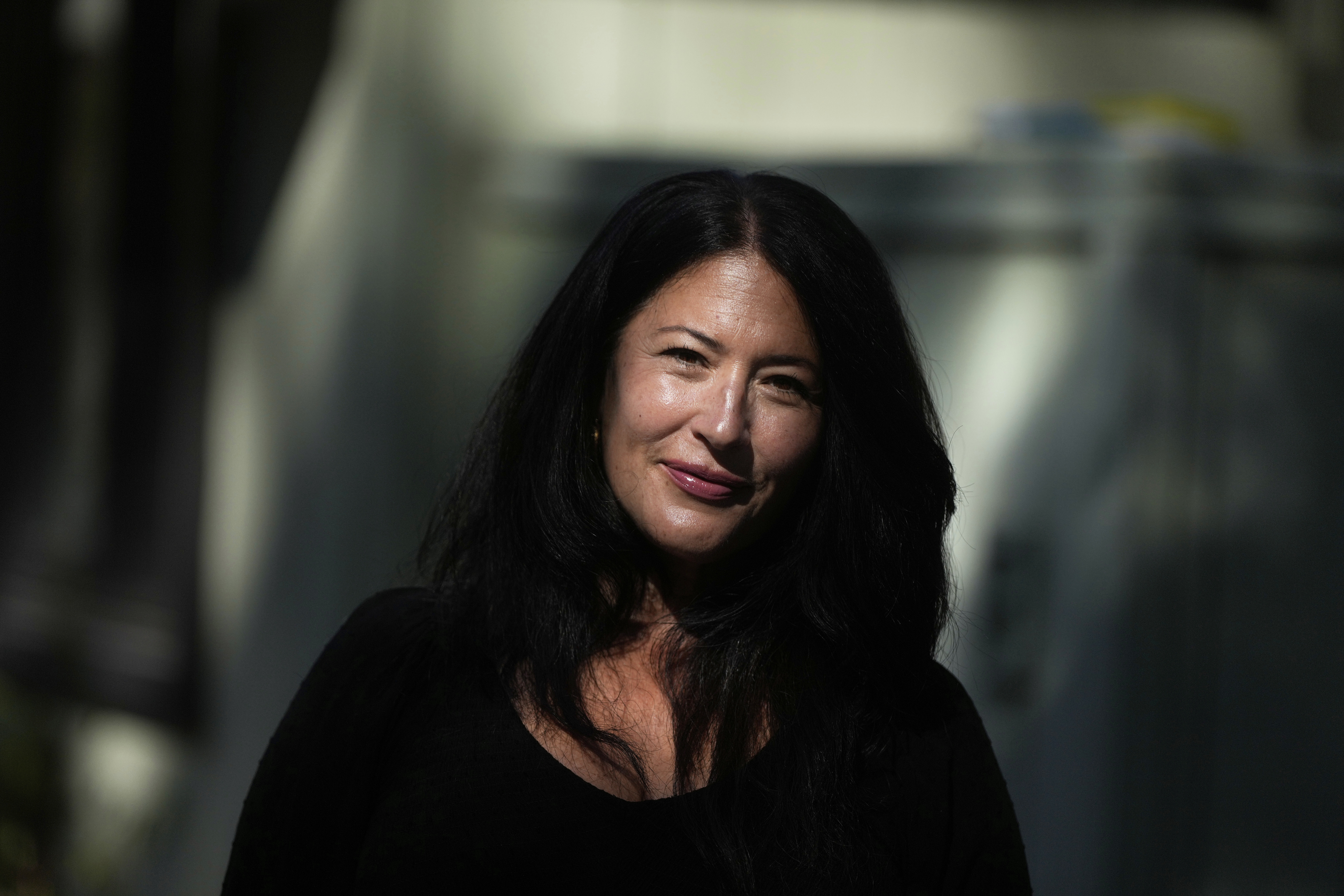 Ada Limón, 24th Poet Laureate of the United States, poses in Sonoma County, Calif., on Friday, Aug. 22, 2025. (Jeff Chiu - AP)