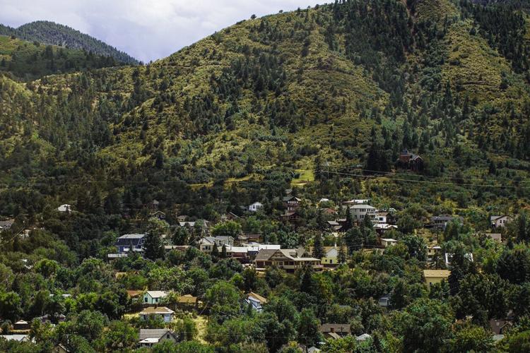 View of residential area in Manitou Springs, Colorado (copy)