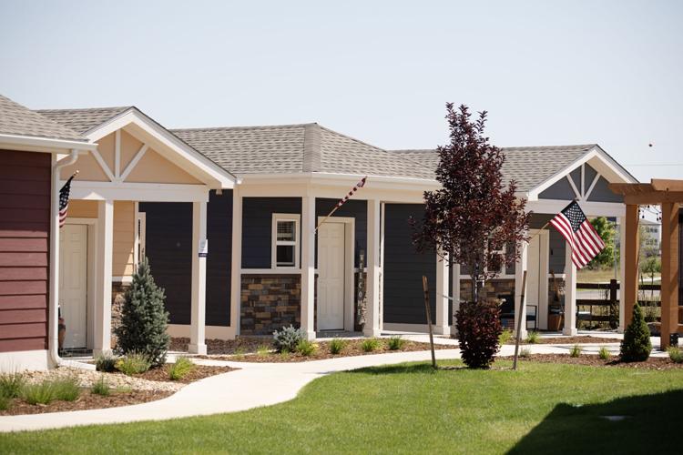 The veteran tiny home community in Longmont, Colo.