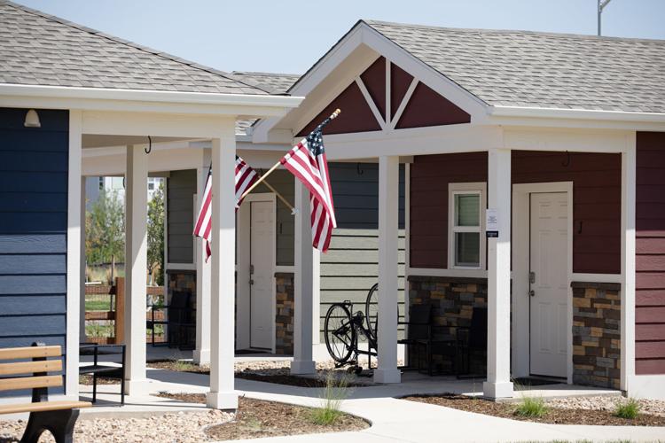 The veteran tiny home community in Longmont, Colo.
