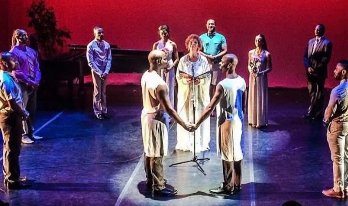 Cleo Parker Robinson Christopher Page Sanders Wedding