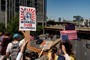 Labor Day protest in Chicago