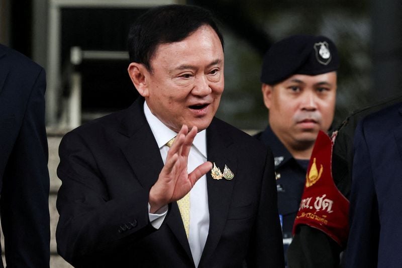FILE PHOTO: Thai court hands down verdict on former Prime Minister Thaksin Shinawatra's royal insult case in Bangkok