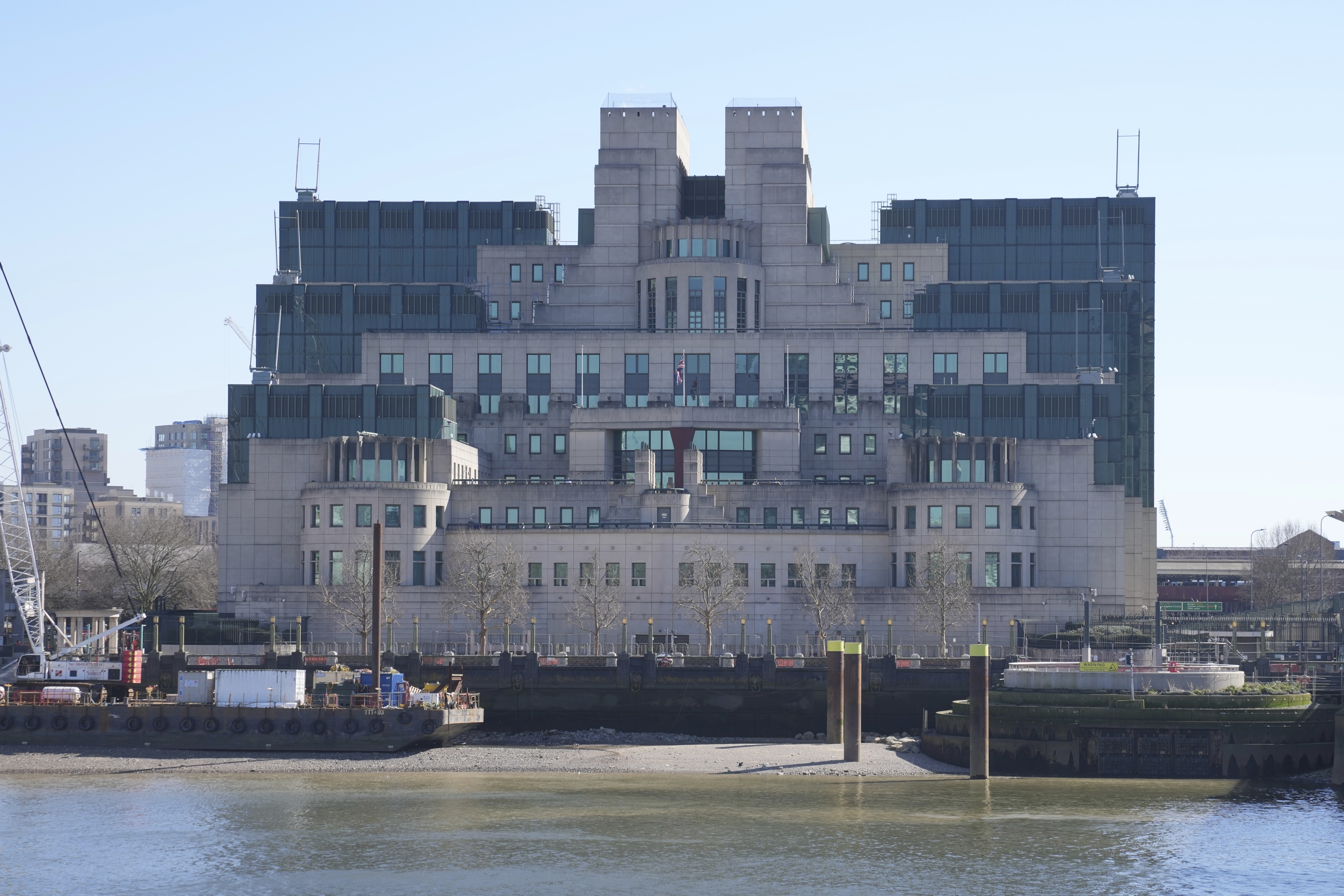 FILE - A general view of the headquarters of the Secret Intelligence Service, MI6, in London, March 18, 2025. (Kin Cheung - AP)