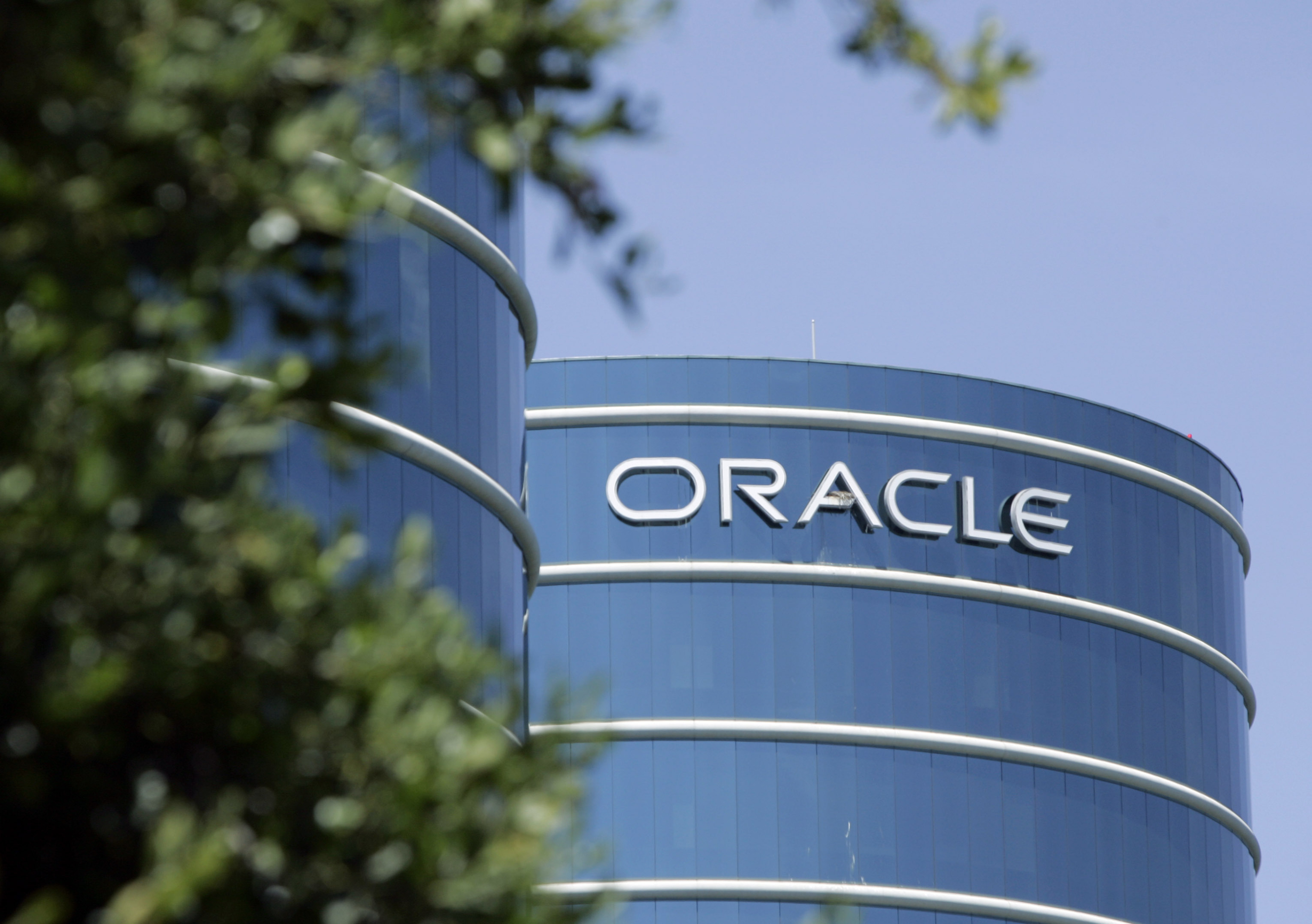 FILE - The exterior of Oracle Corp. headquarters is pictured in Redwood City, Calif., June 26, 2007. (Paul Sakuma - AP)