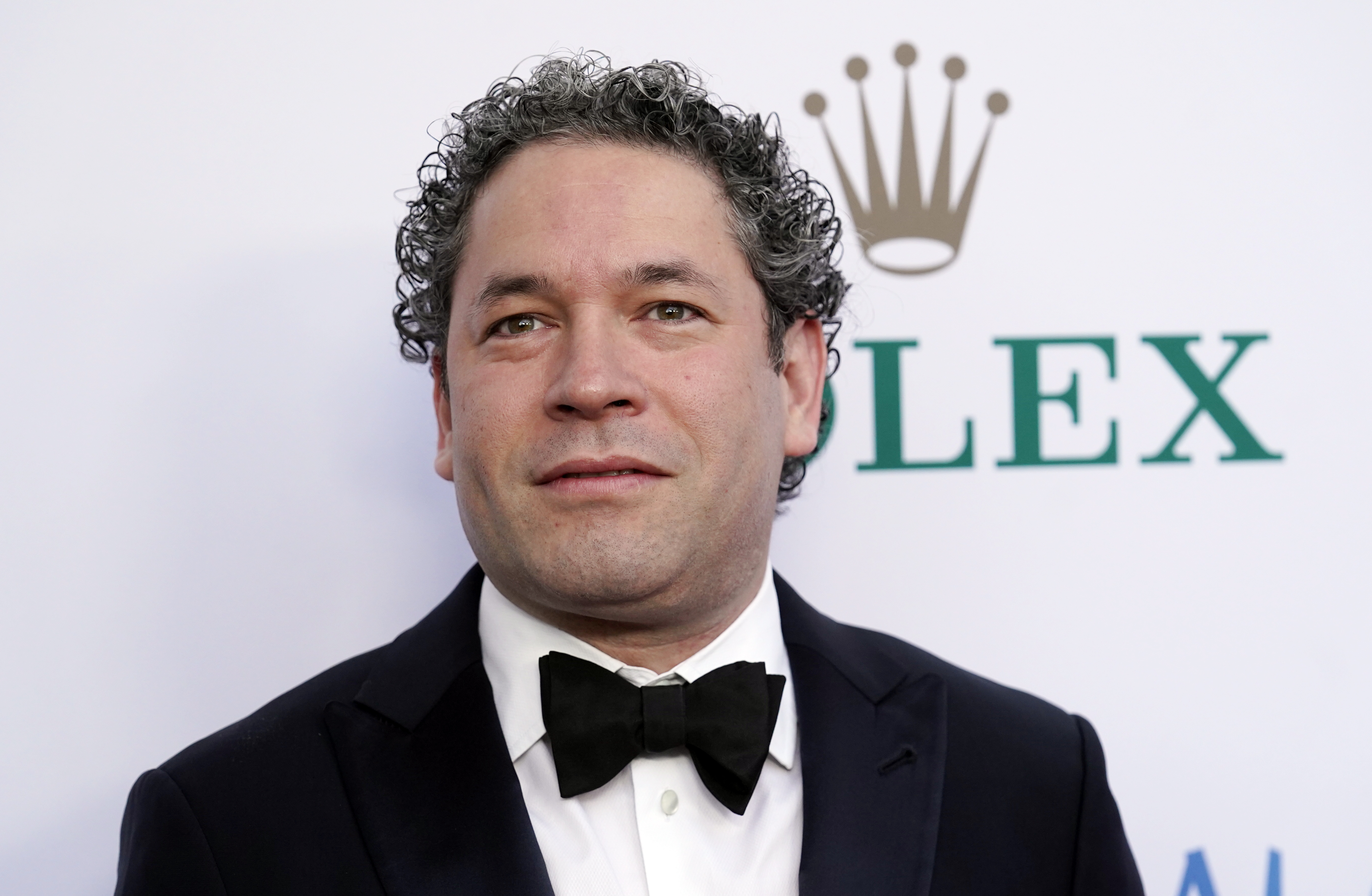 FILE - Gustavo Dudamel, the music and artistic director of the Los Angeles Philharmonic, poses at the 2023 Los Angeles Philharmonic Gala, Oct. 5, 2023, in Los Angeles. (Chris Pizzello - Invision)