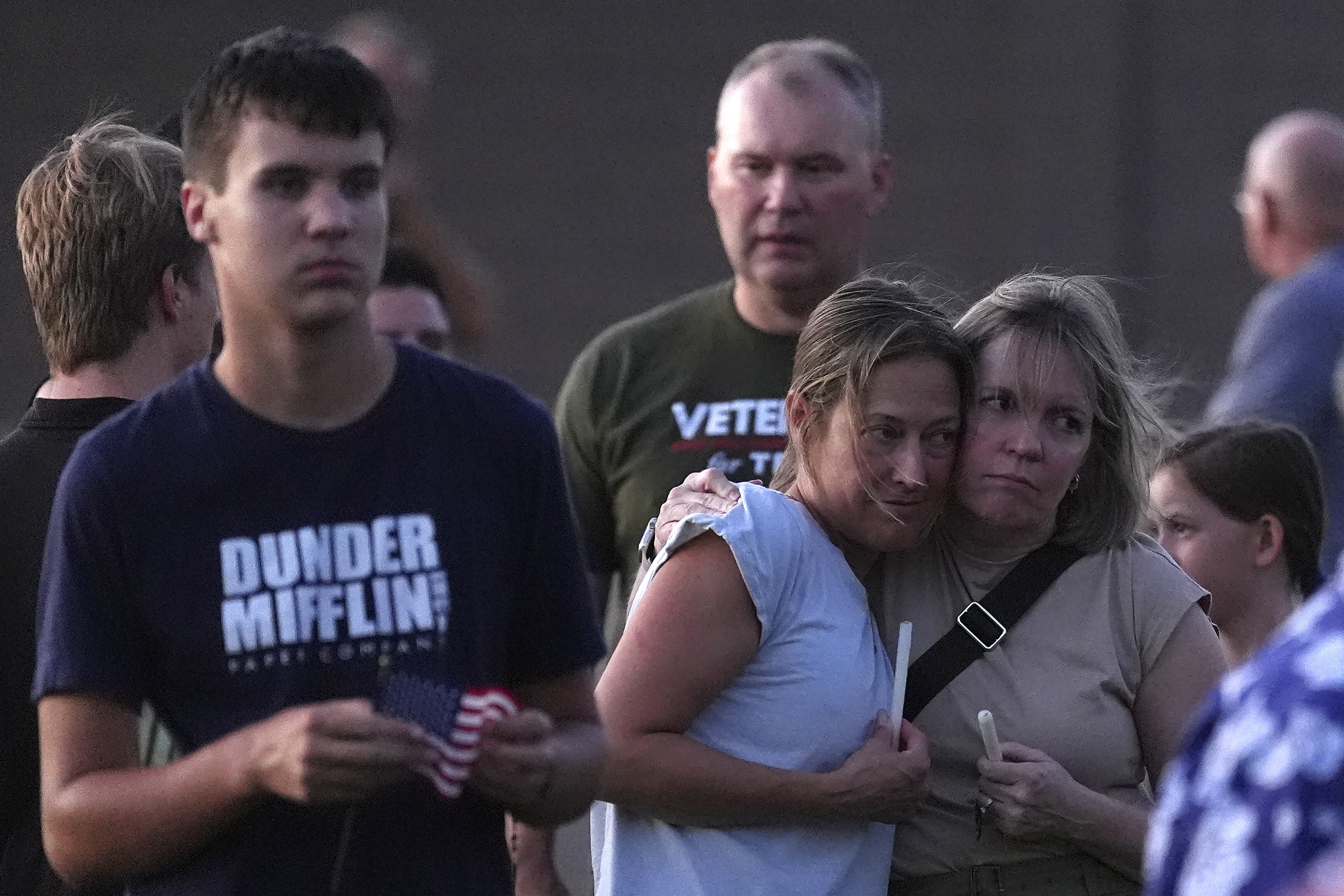 Well-wishers attend a Catholic rosary prayer vigil after Charlie Kirk was shot and killed during a Utah college event Wednesday, Sept. 10, 2025, in Scottsdale, Ariz. (Ross D. Franklin - AP)