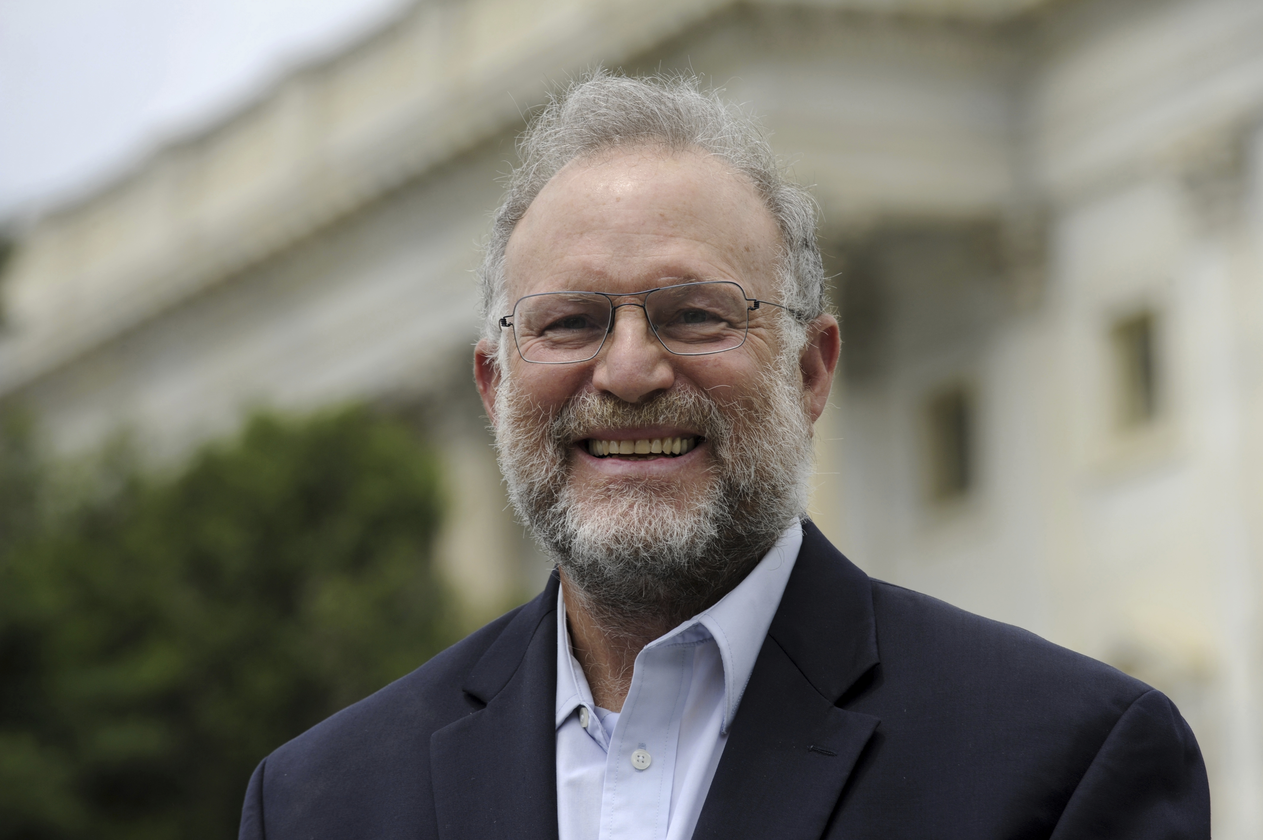 FILE - Ben & Jerry's co-founder Jerry Greenfield speaks on Capitol Hill in Washington, Thursday, July 10, 2014, about a House proposal that would deny Americans the right to know about the genetically engineered ingredients in their food during a news conference. (Susan Walsh - AP)