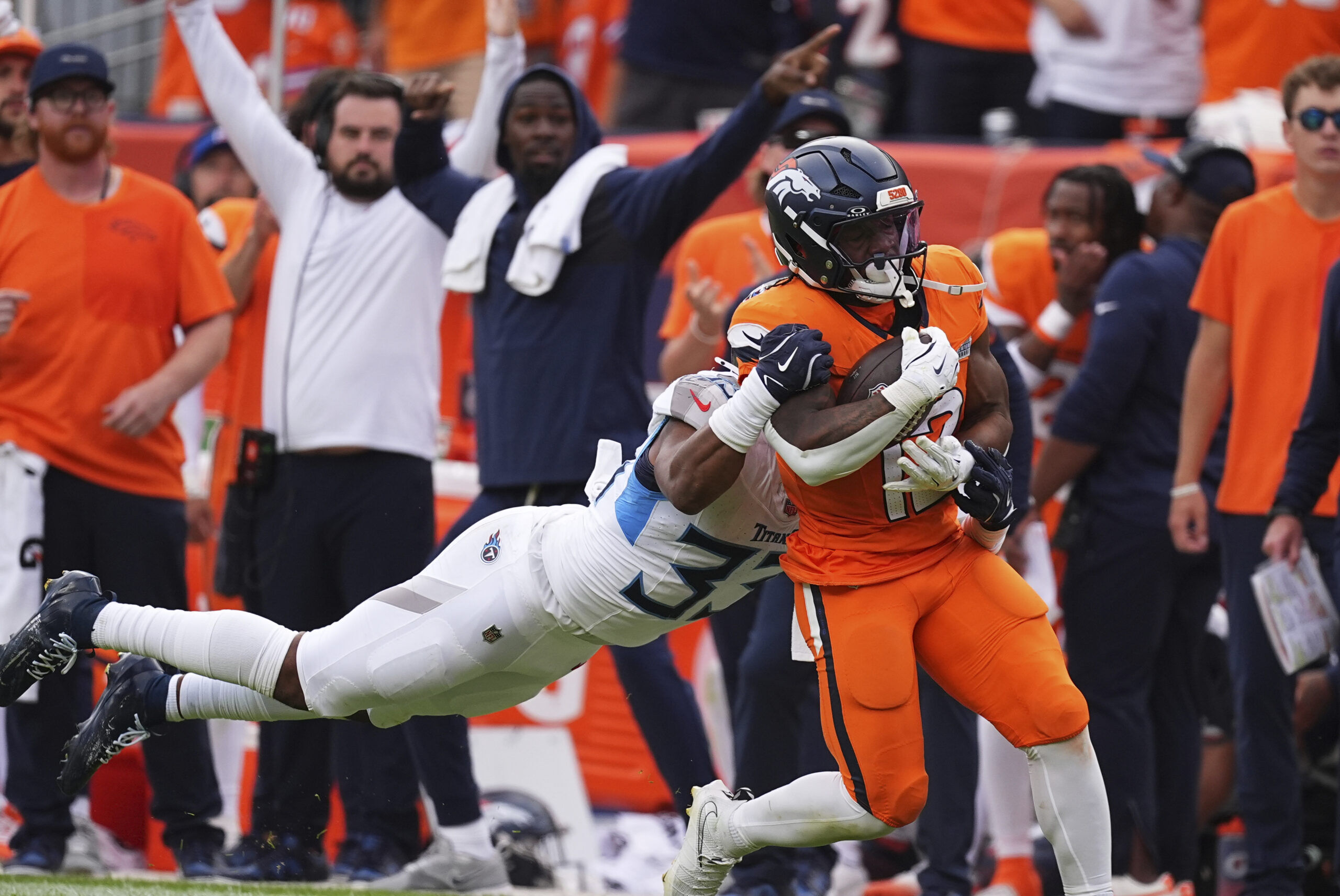 Broncos rookie RJ Harvey: ‘Great things are going to come soon’