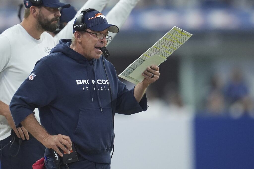 Denver Broncos coach Sean Payton.