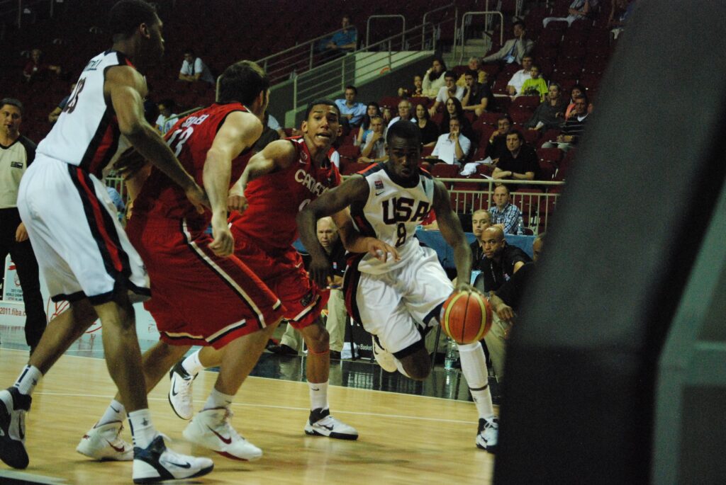Nuggets wing Tim Hardaway Jr. during a FIBA U19 World Championship game with the United States in the summer of 2011.