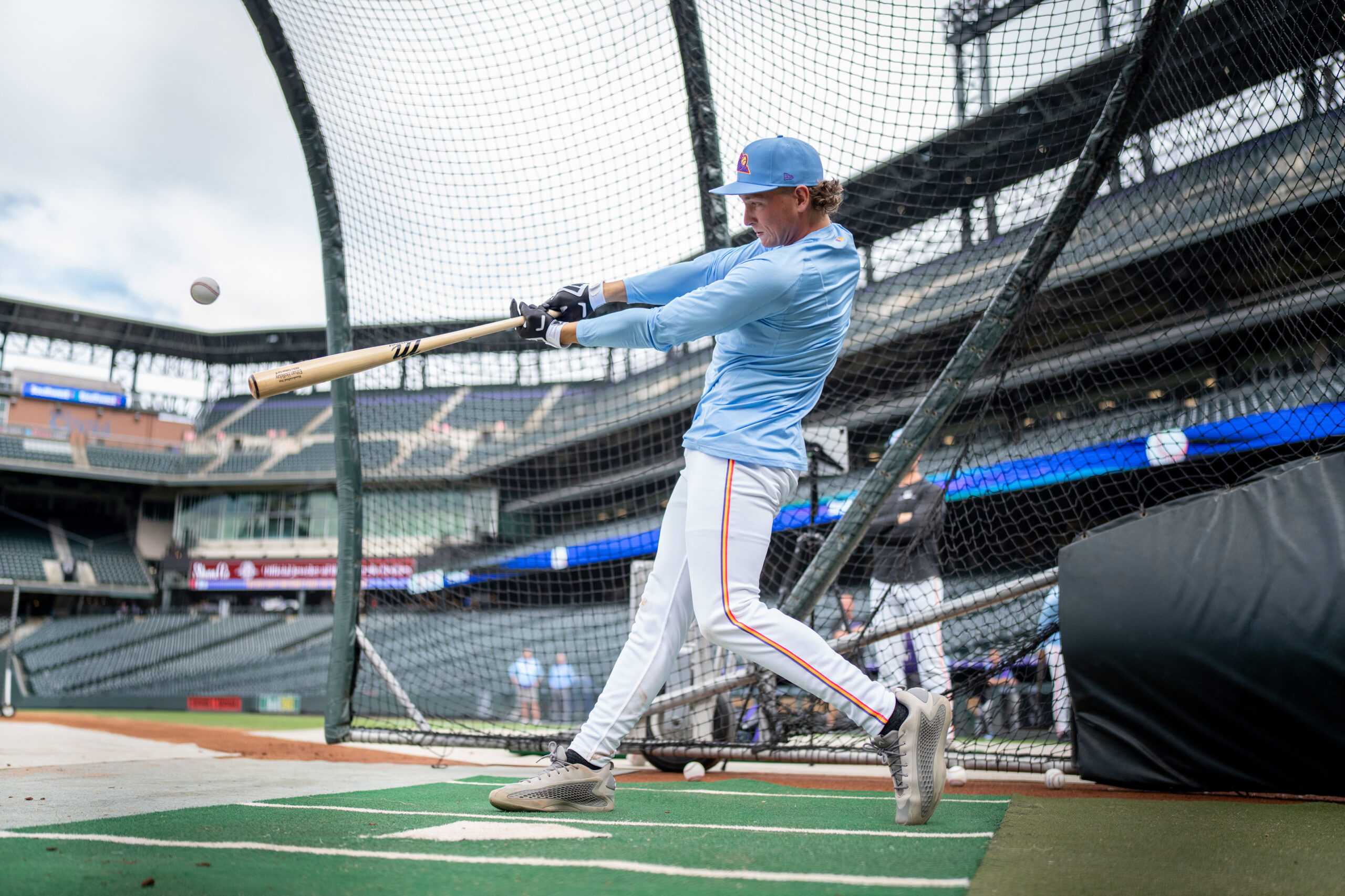 Rockies’ top prospect Ethan Holliday dazzles with powerful batting practice at Coors Field