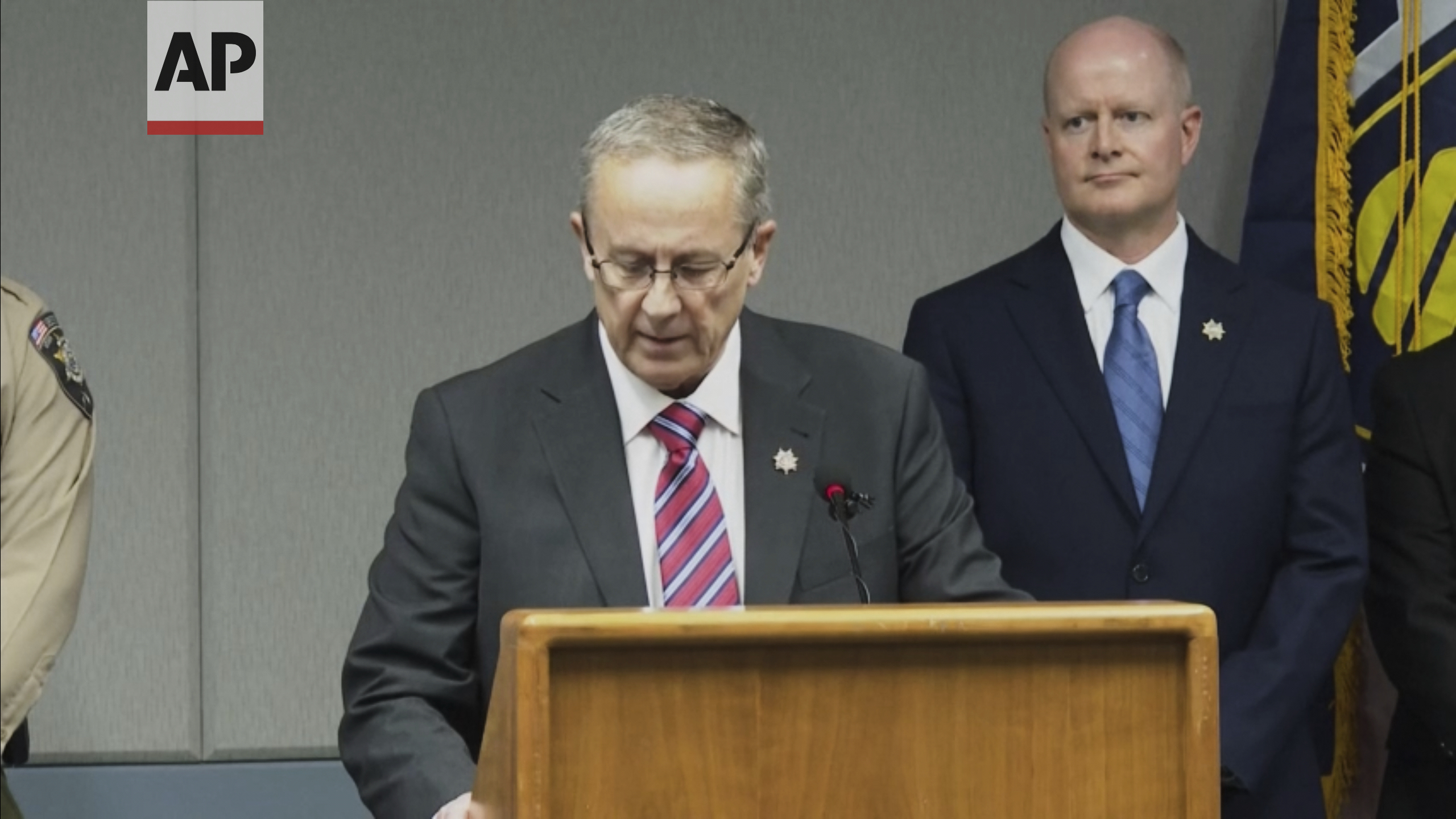 Utah County Attorney Jeff Gray holds a news conference after prosecutors file charges against Tyler James Robinson, the suspect in the fatal shooting of conservative activist Charlie Kirk, on Tuesday, Sept. 16, 2025 in Provo, Utah. (Uncredited - AP)