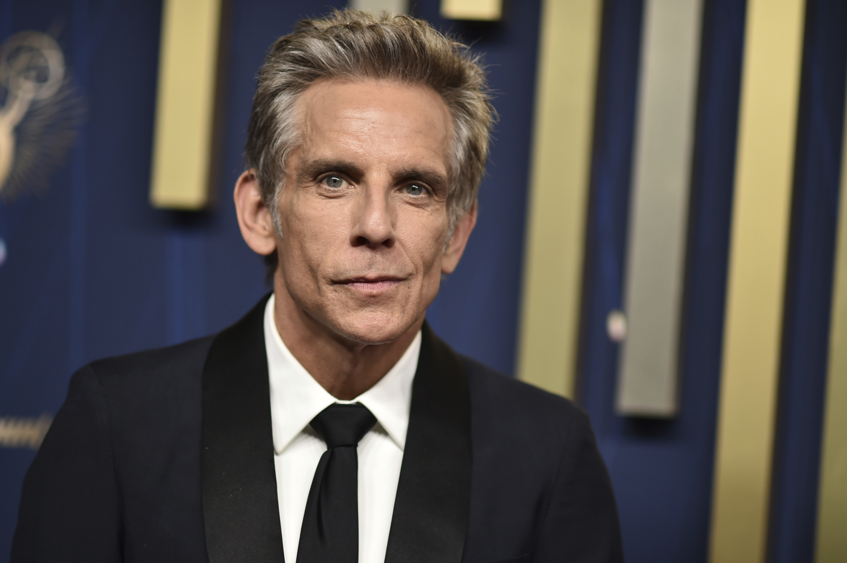 Ben Stiller arrives at the 77th Primetime Emmy Awards on Sunday, Sept. 14, 2025, at the Peacock Theater in Los Angeles. (Richard Shotwell - Invision)