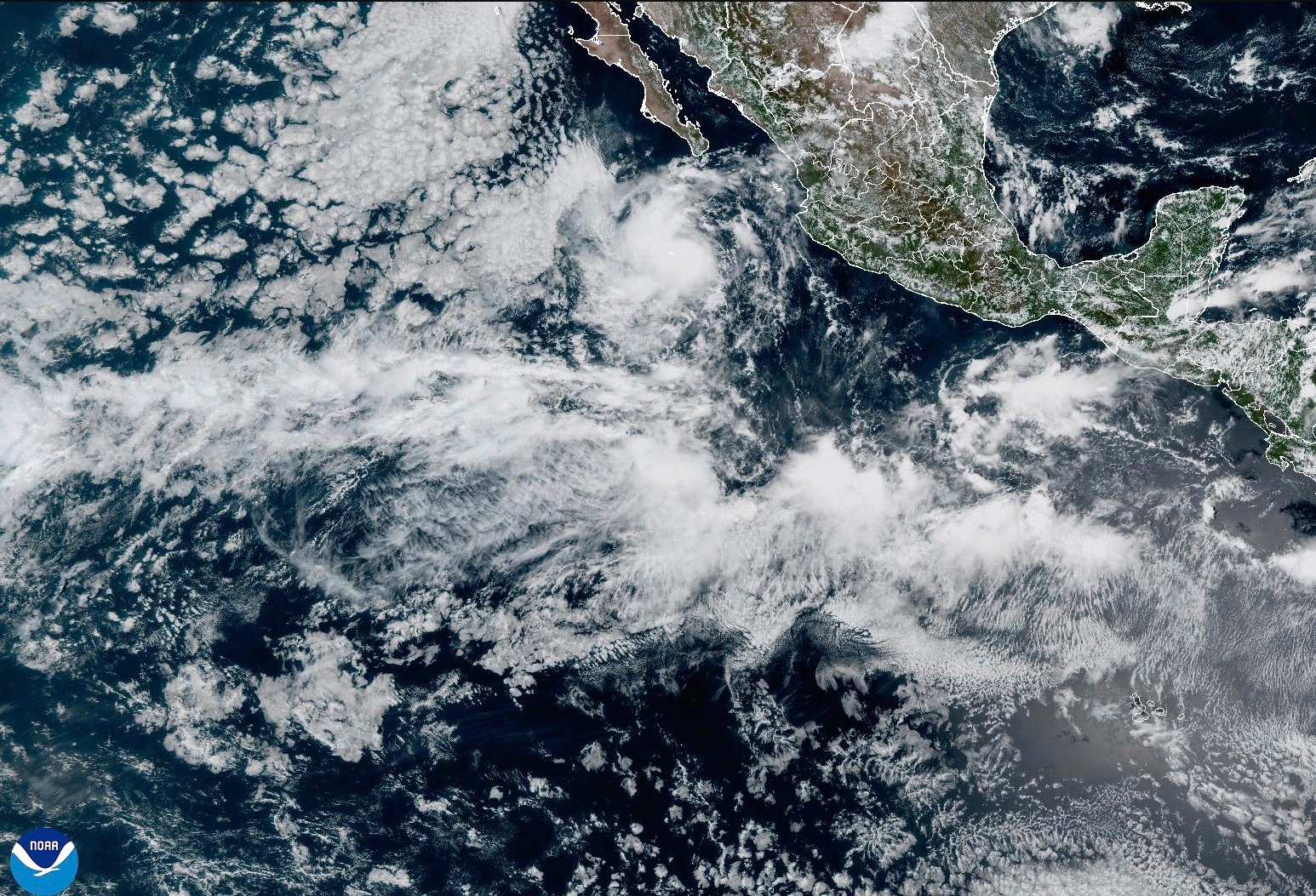 Mario restrengthens to a tropical storm off Mexico’s Pacific coast but not threatening land