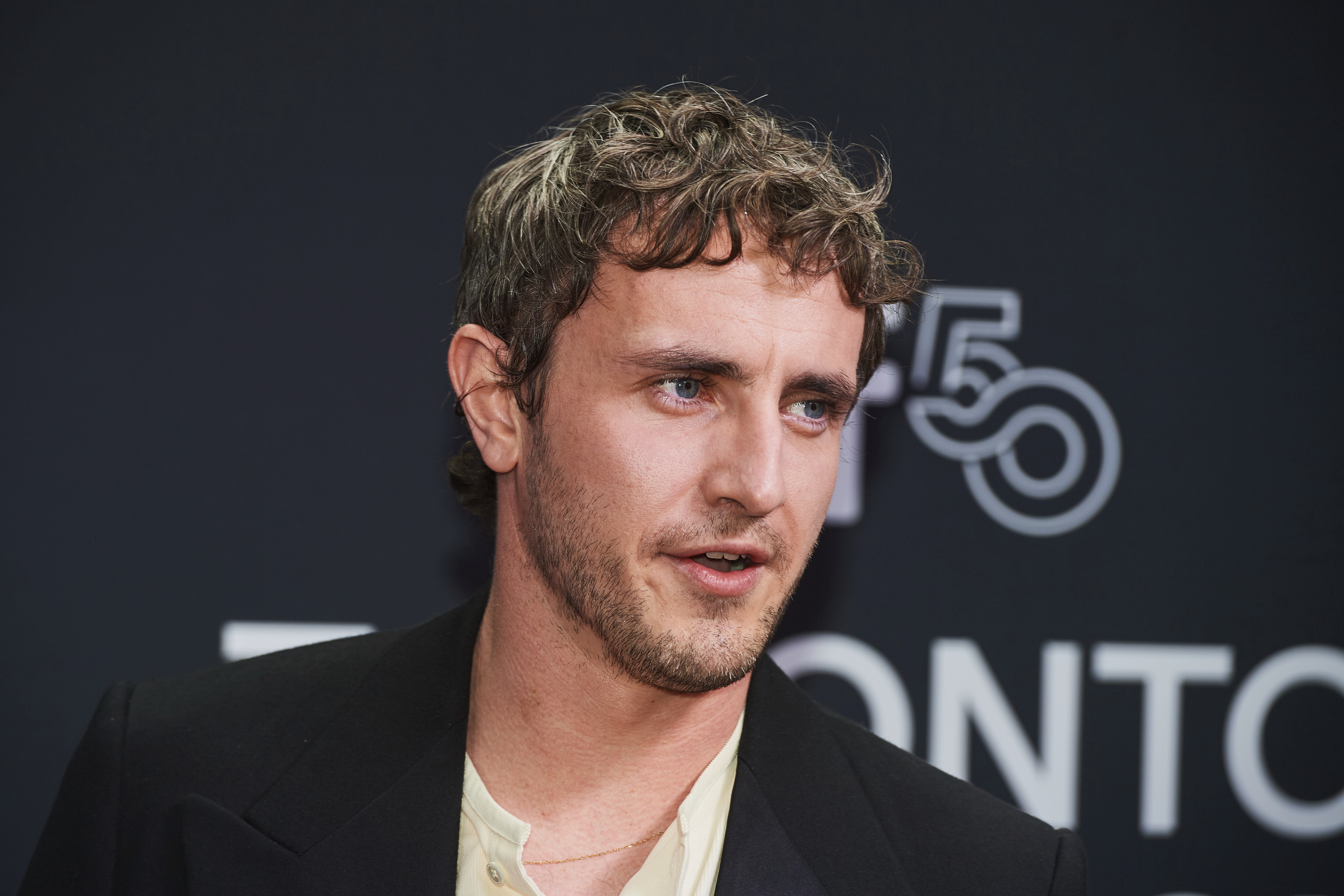 Actor Paul Mescal is photographed on the red carpet for the film