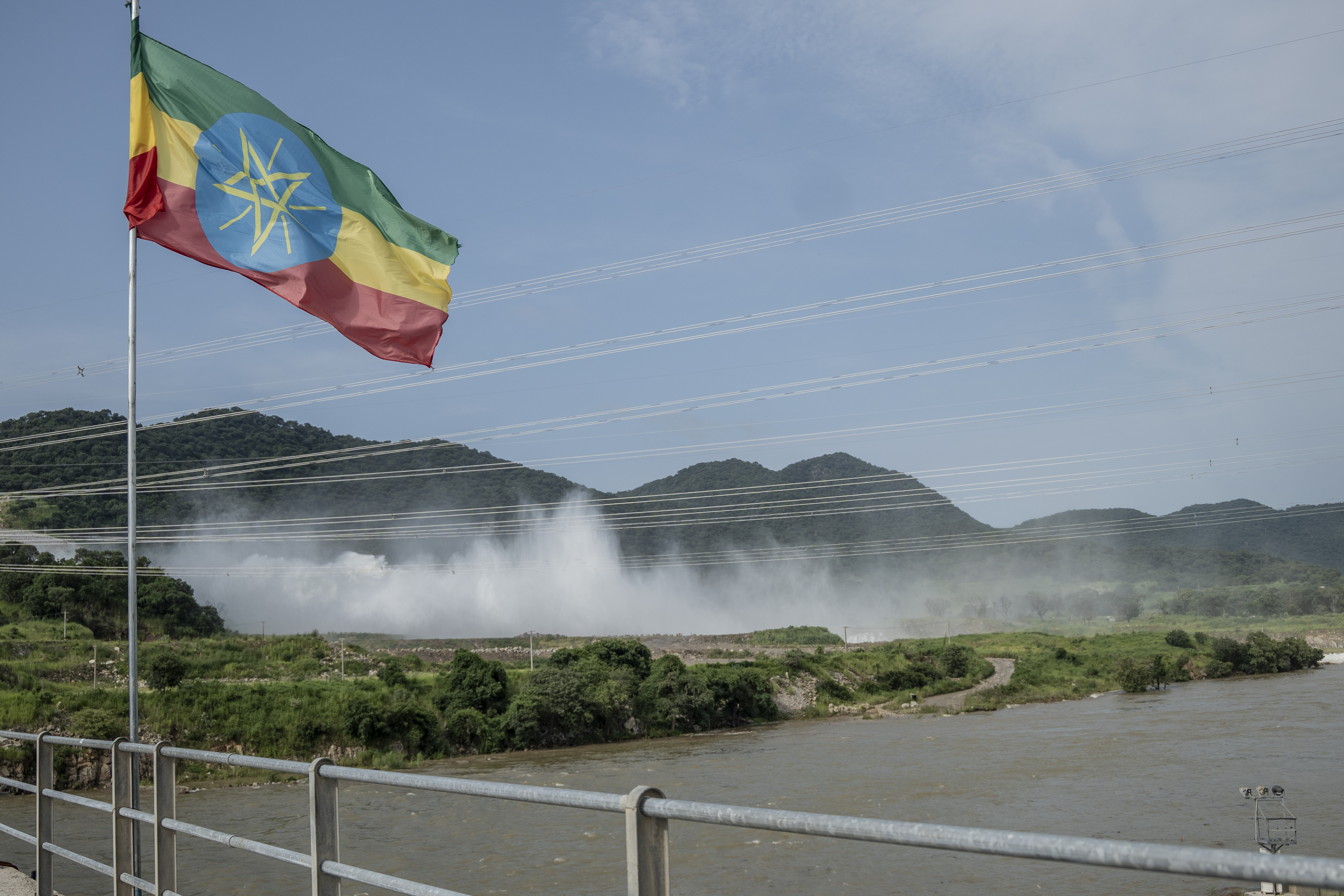 A view of the Grand Ethiopian Renaissance Dam in Benishangul-Gumuz, Ethiopia, Tuesday, Sept. 9, 2025. (Uncredited - AP)