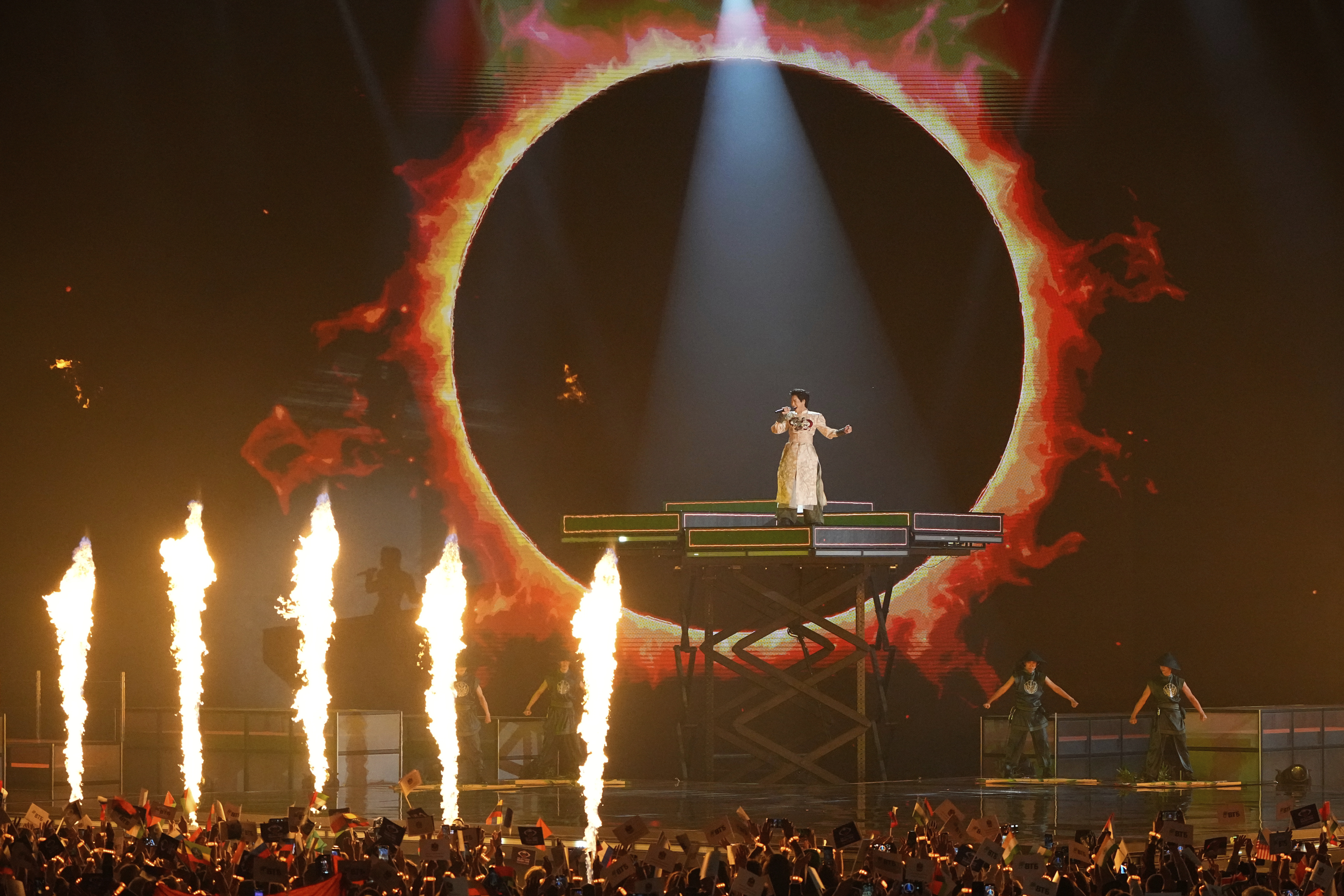 Vietnam's Duc Phuc performs at the International Music Competition 