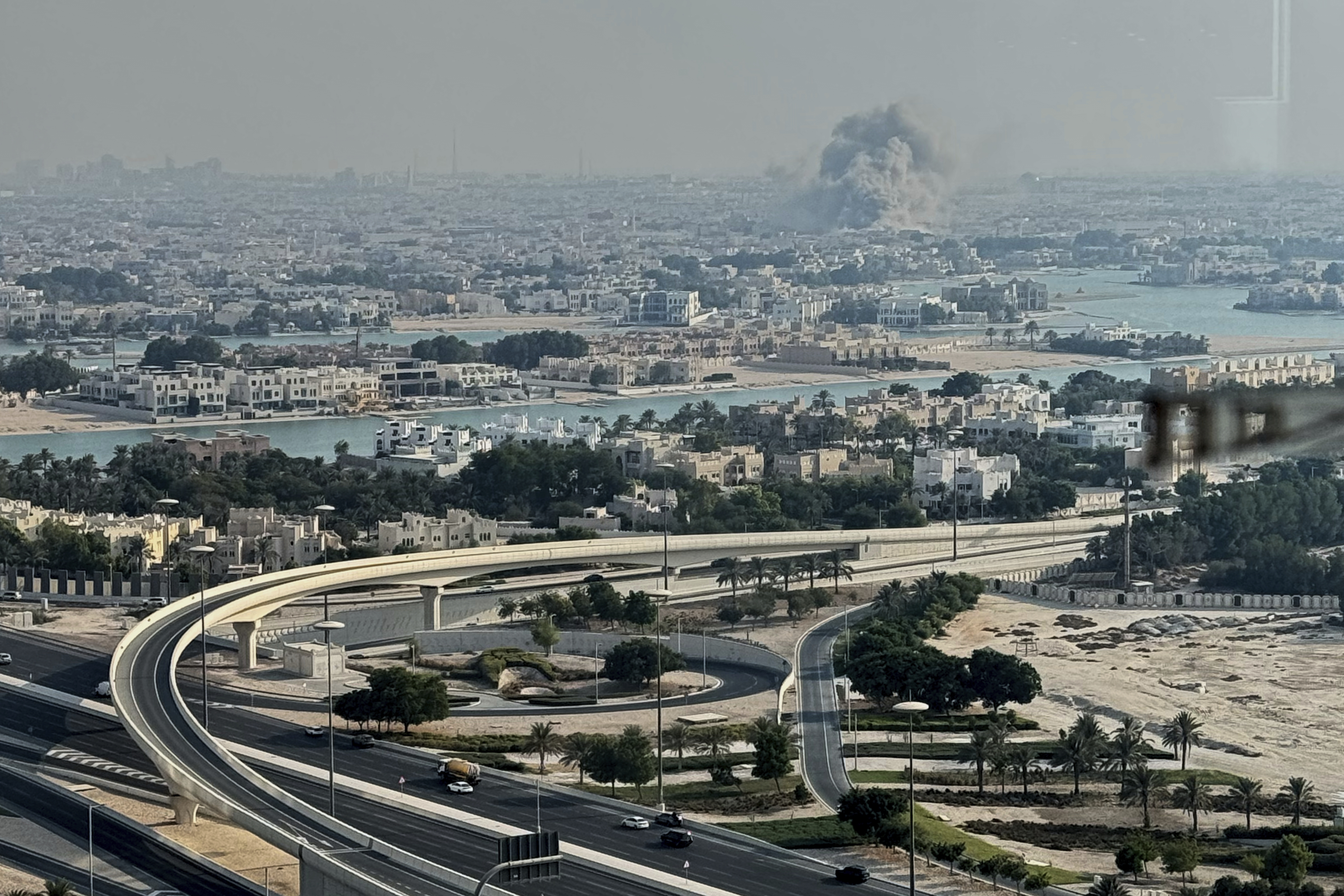 FILE - Smoke rises from an explosion, after an Israeli strike, in Doha, Qatar, on Tuesday, Sept. 9, 2025. (Uncredited - UGC)