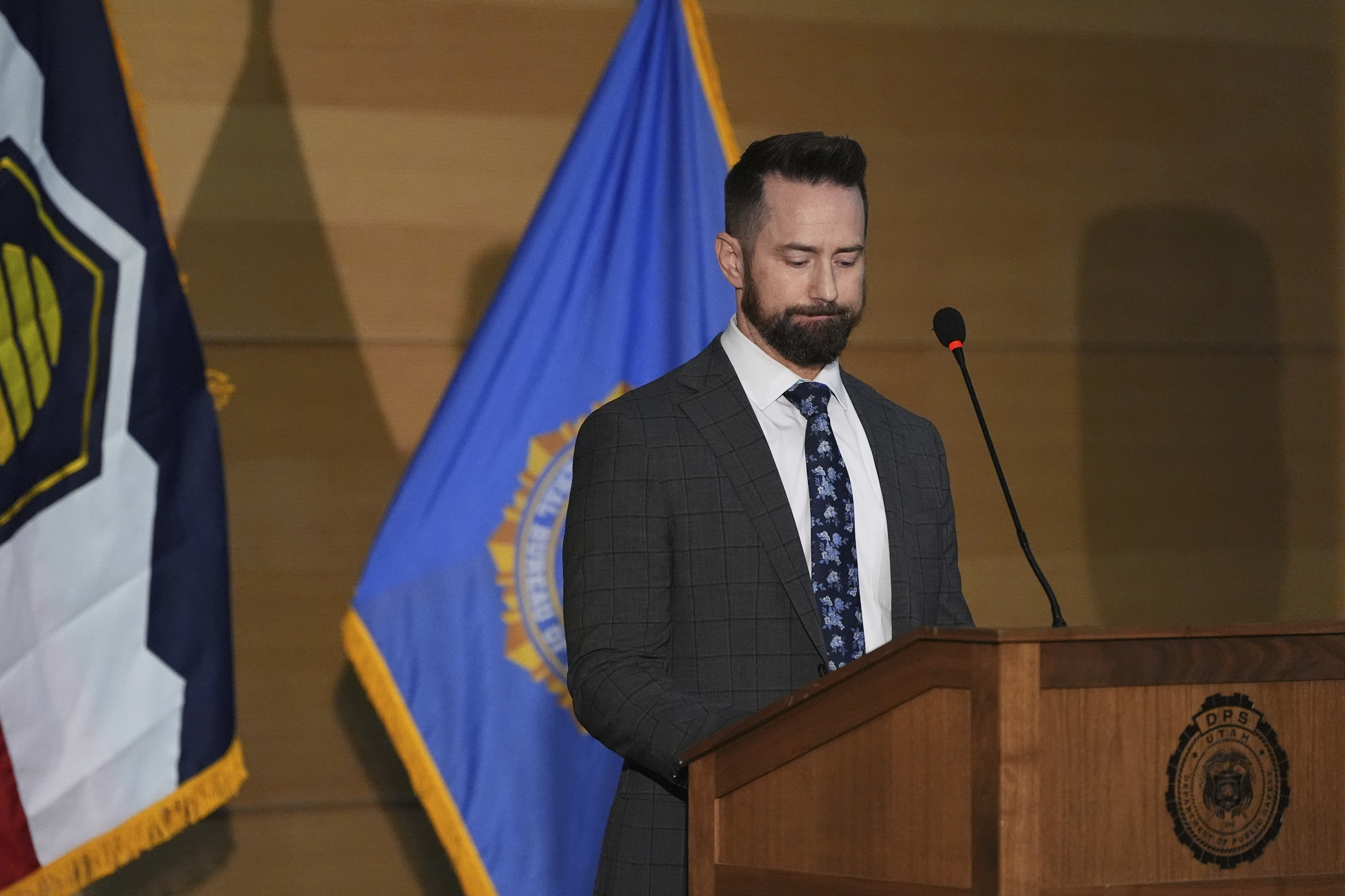 FBI special agent in charge Robert Bohls holds a news conference regarding the shooting of Charlie Kirk at Utah Valley University in Orem, Utah, Thursday,, Sept. 11, 2025. (Lindsey Wasson - AP)