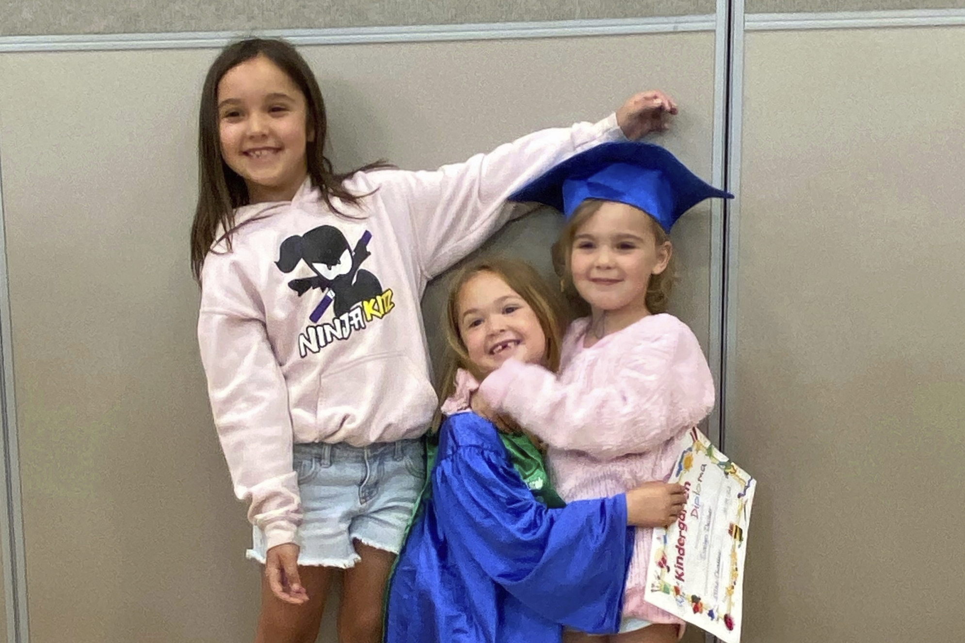 FILE - This undated photo provided by Whitney Decker shows Paityn, Olivia and Evelyn Decker. (Uncredited - Whitney Decker)
