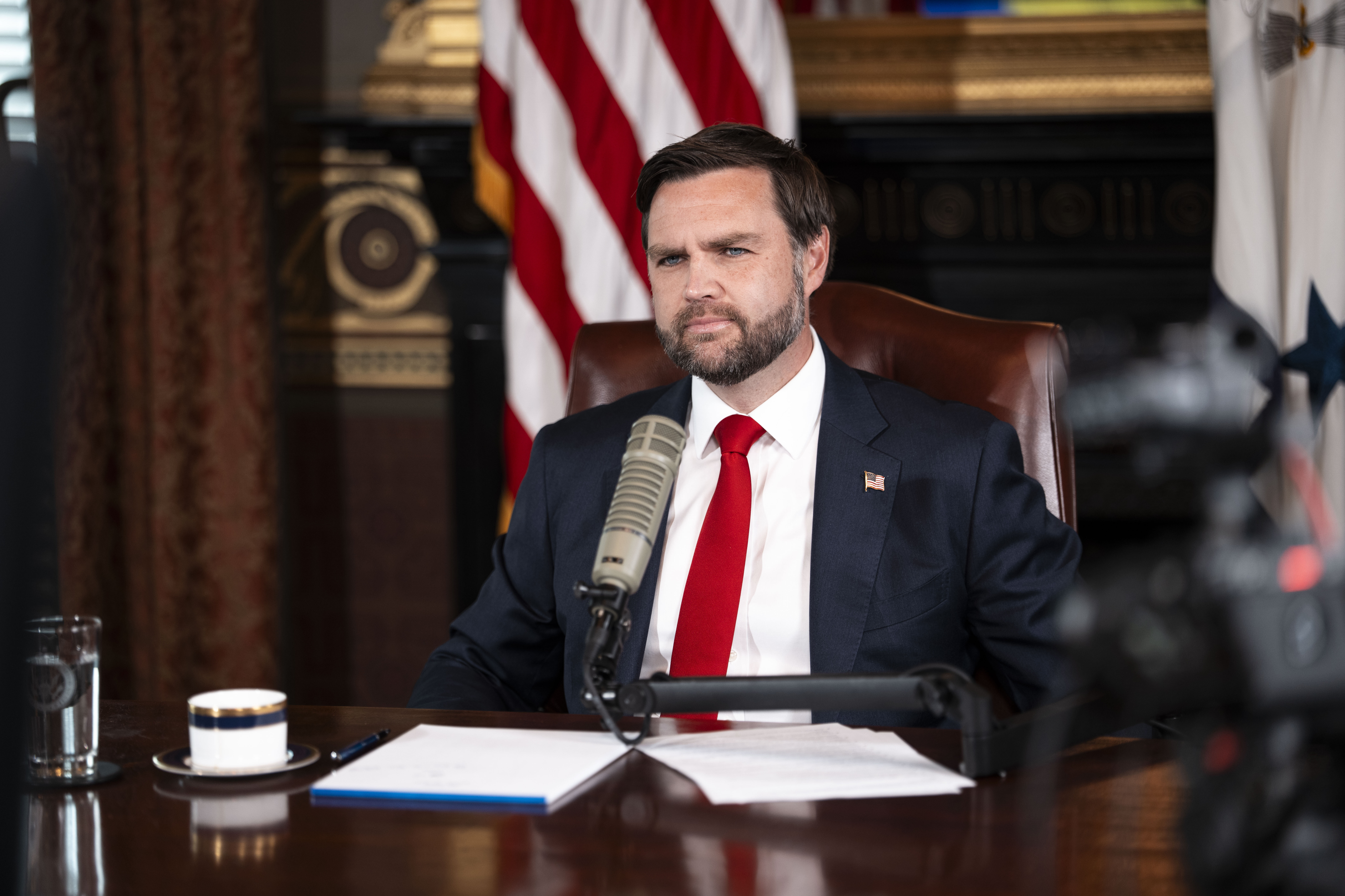 Vice President JD Vance hosts an episode of 