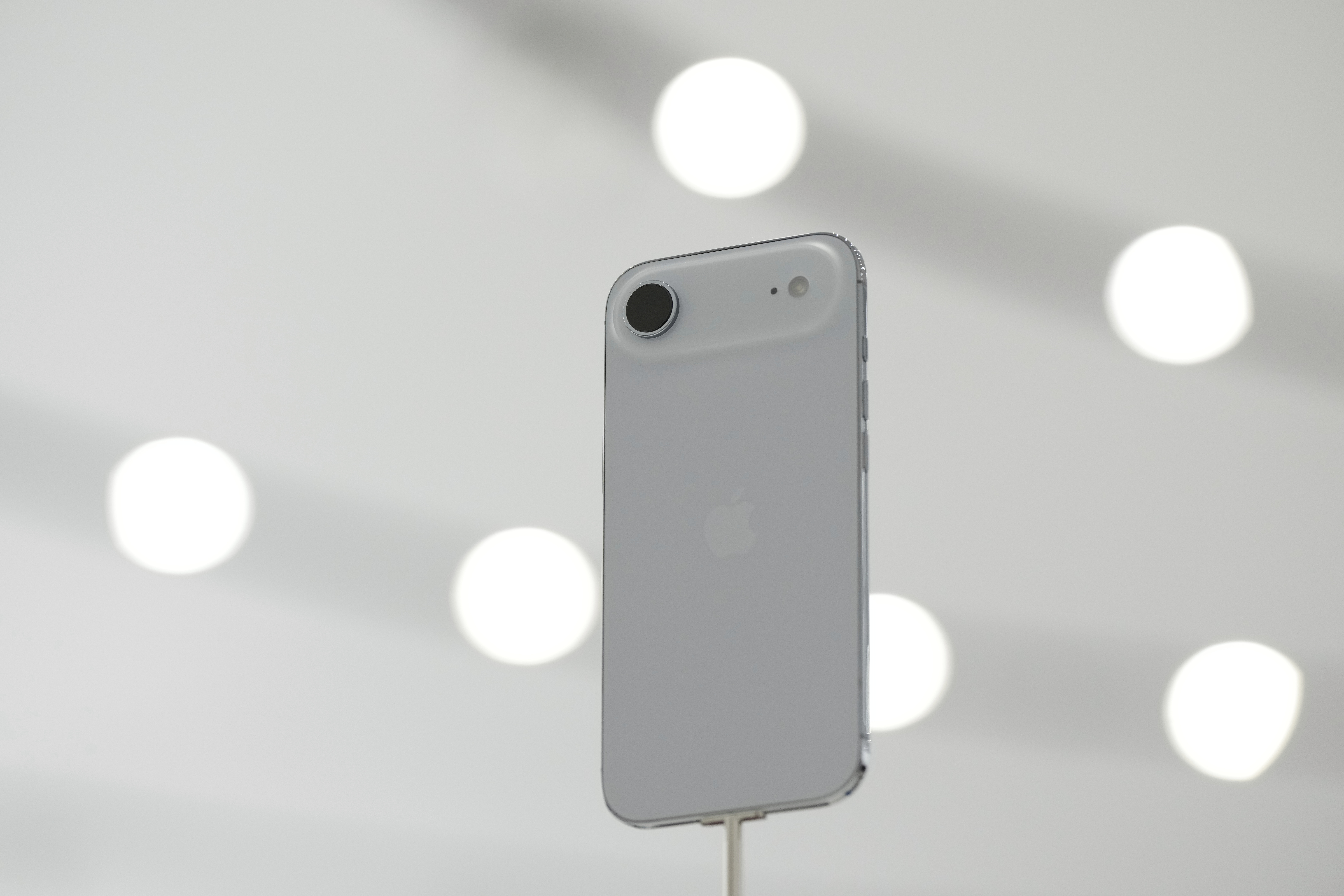 The iPhone Air is displayed during an announcement of new products at Apple Park on Tuesday, Sept. 9, 2025, in Cupertino, Calif. (Godofredo A. Vásquez - AP)