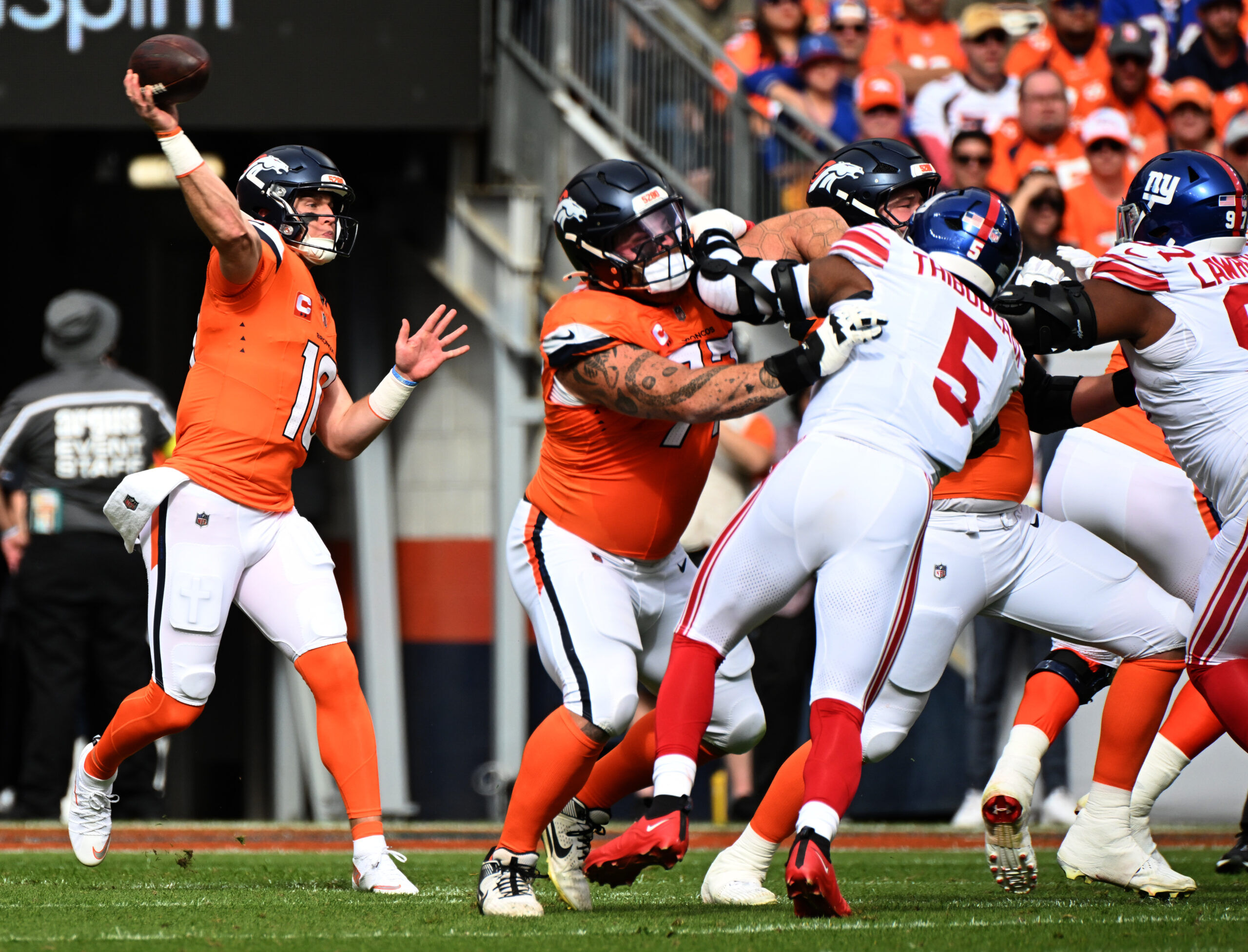 Broncos QB Bo Nix reflects on historic four-touchdown quarter to beat Giants