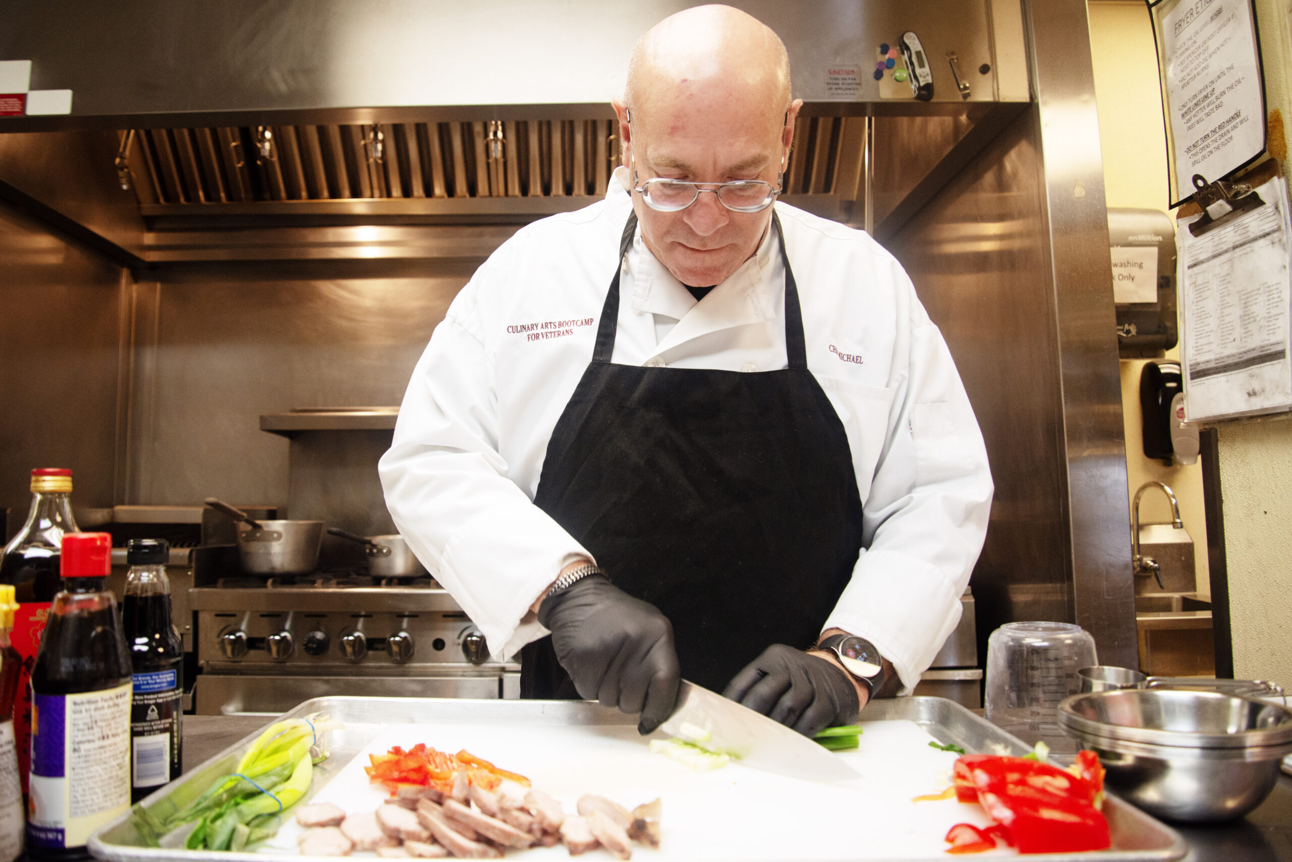 Grill sergeant’s culinary boot camp aids veterans in transition