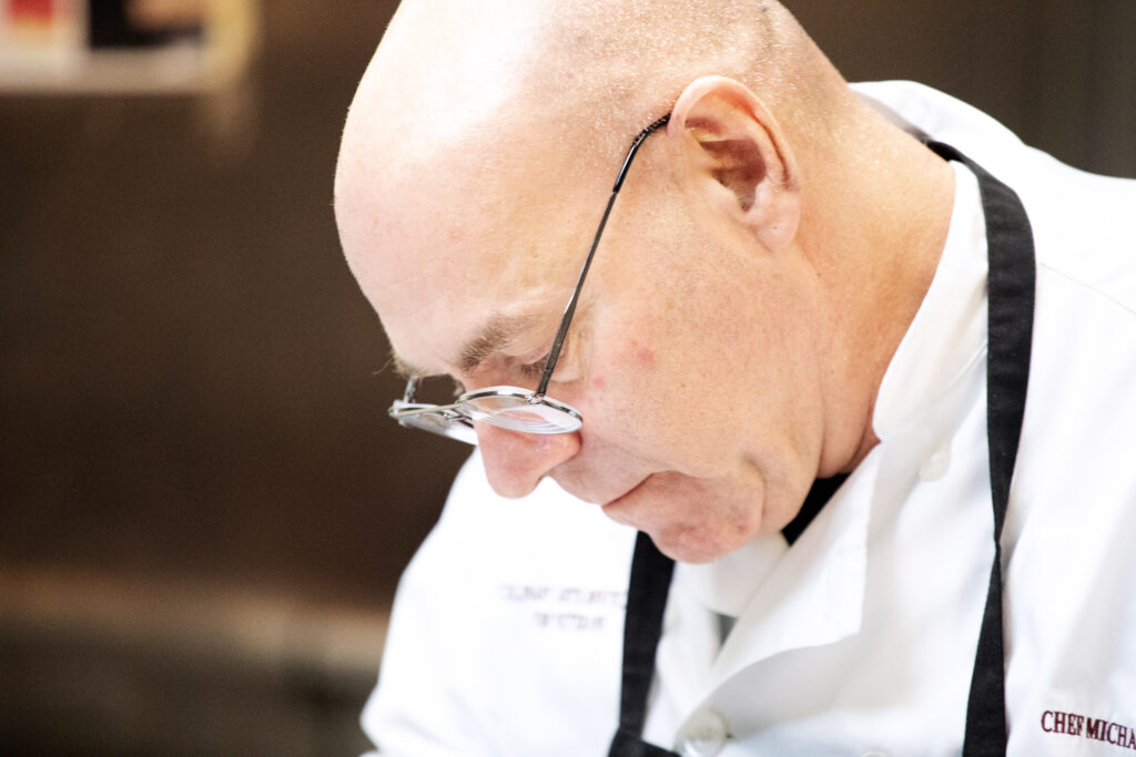 a profile of a man's head