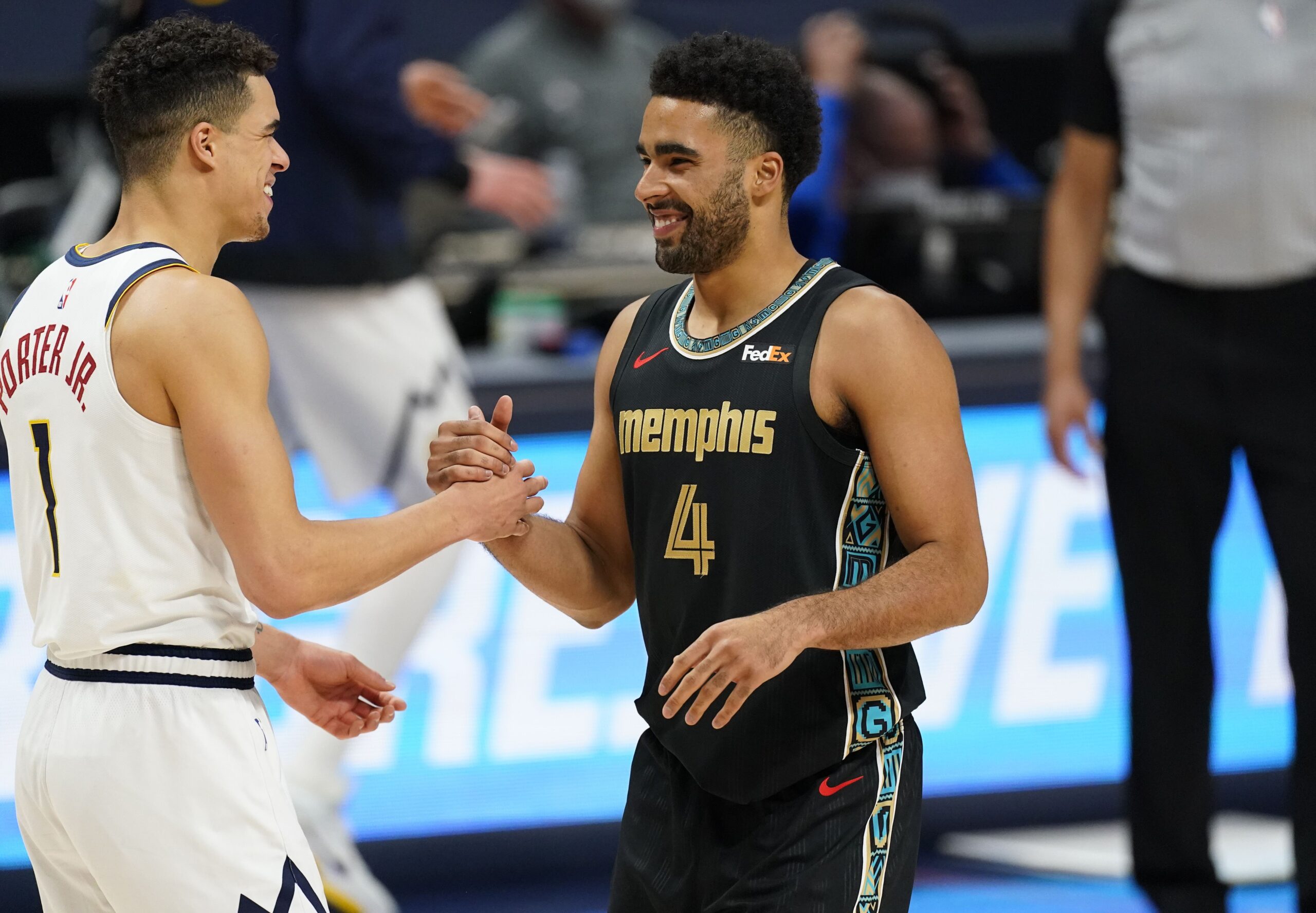 Former Nuggets forward Michael Porter Jr. and former Grizzlies forward Jontay Porter