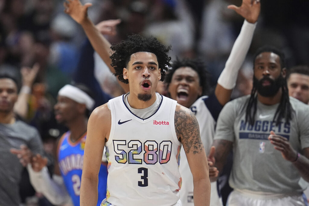 Denver Nuggets guard Julian Strawther