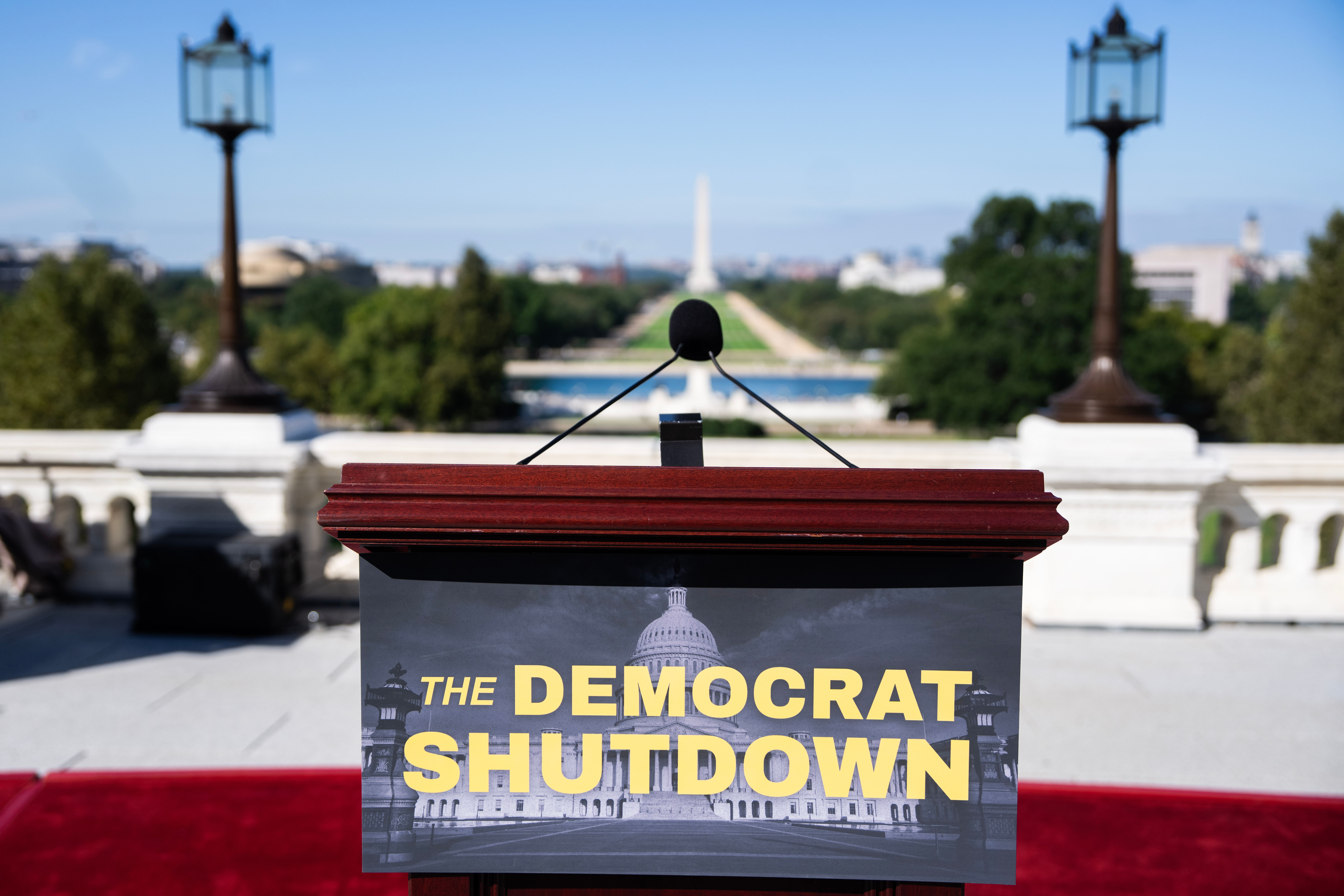 Political messages on some US government websites fault Democrats for the shutdown