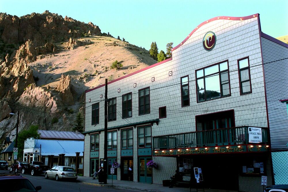 That's a look at the Creede Repertory's Main Street theater; it has a smaller studio space just down the block. JOHN MOORE/DENVER GAZETTE