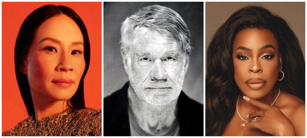 From left: Denver-bound film honorees Lucy Liu, Gus Van Sant and Niecy Nash-Betts. DENVER FILM