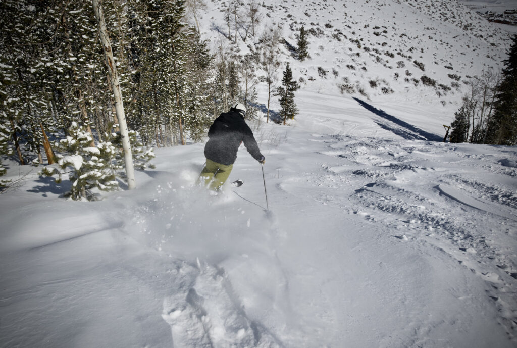 Skiing at Granby Ranch. Photo by Brad Moss