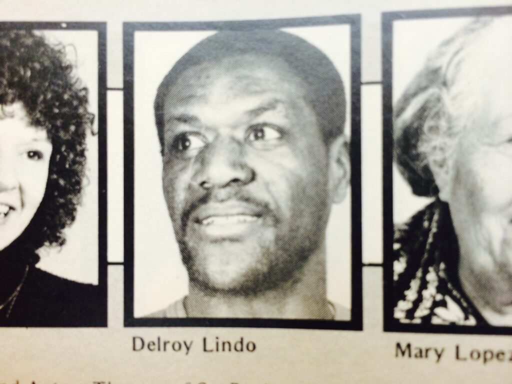 Delroy Lindo, as he appeared in the Denver Center Theatre Company's very first season program in 1979. He's coming back to Denver for the 2025 Denver Film festival. JOHN MOORE/DENVER GAZETTE