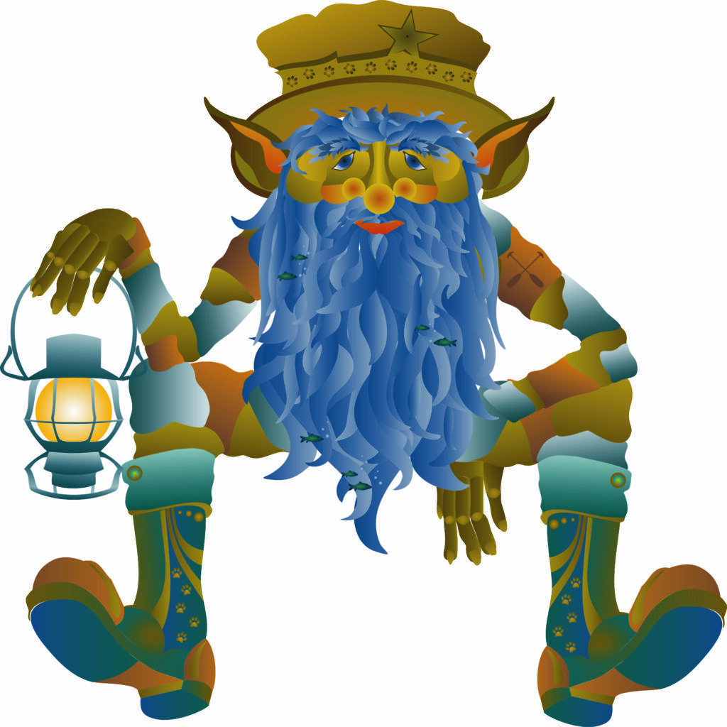 Rendering of the metal troll under construction, due for Palmer Lake. Photo courtesy Jodie Bliss