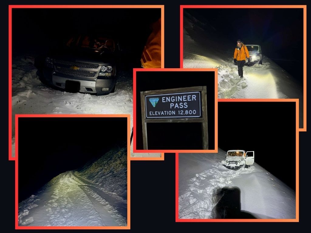Texas couple rescued after getting stranded on snowy Colorado pass that trapped Jeep days earlier