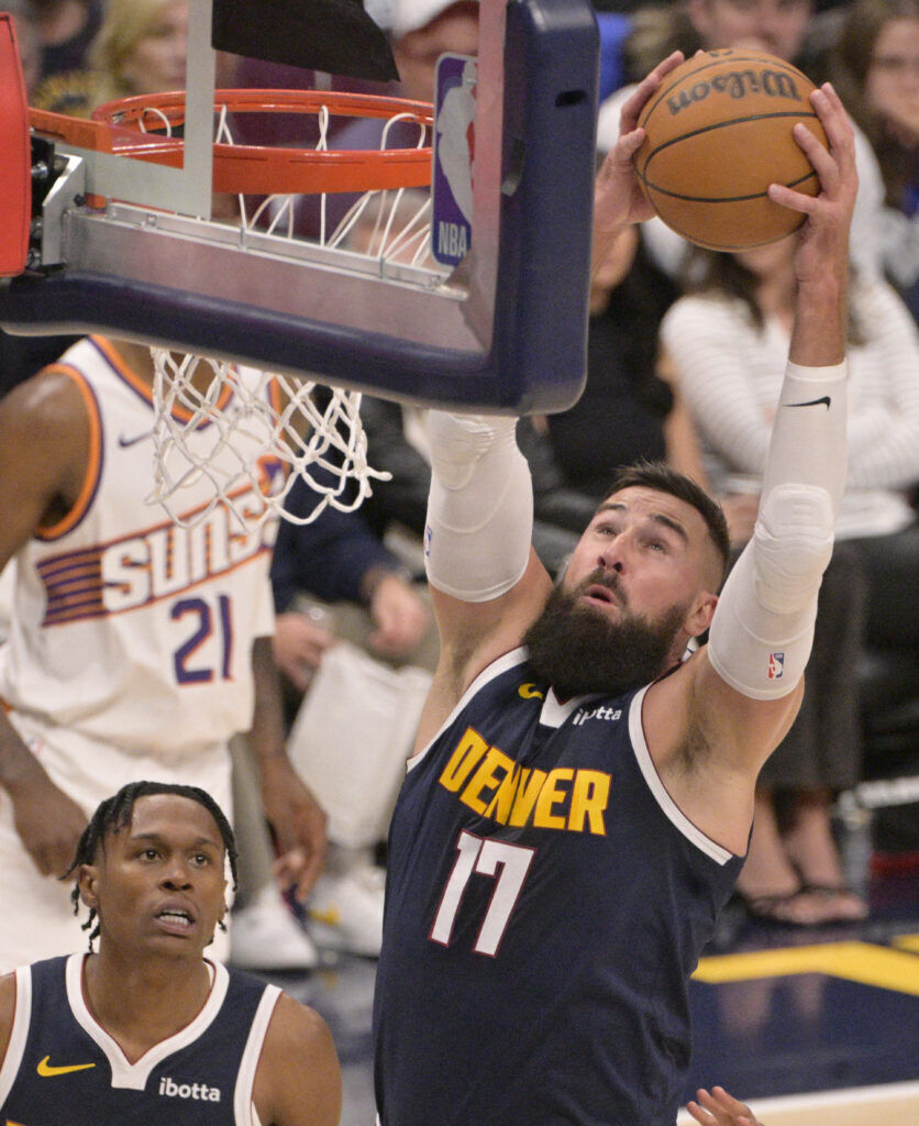 Denver Nuggets center Jonas Valanciunas